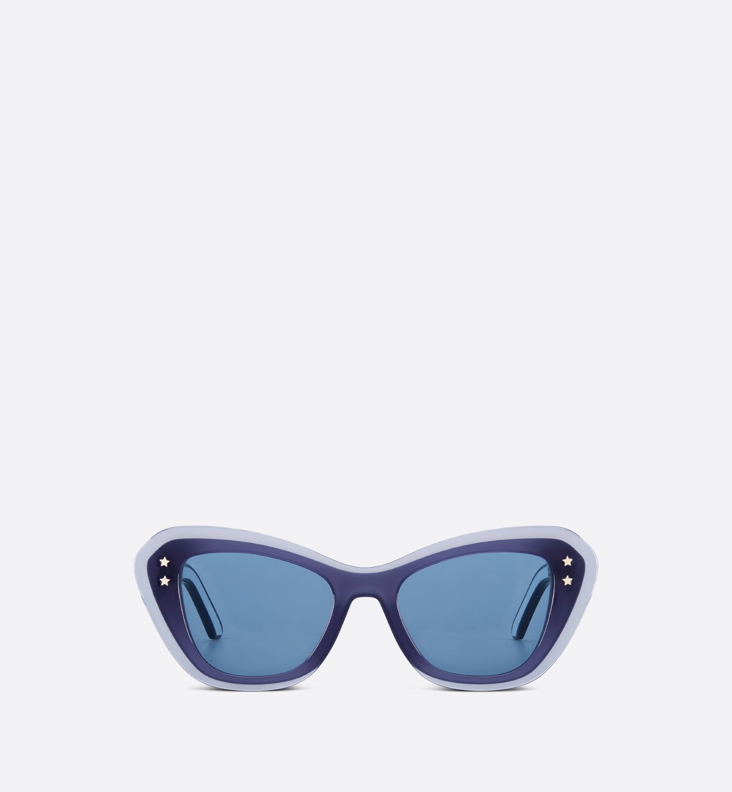 Diorpacific B3U Transparent Blue Butterfly Sunglasses