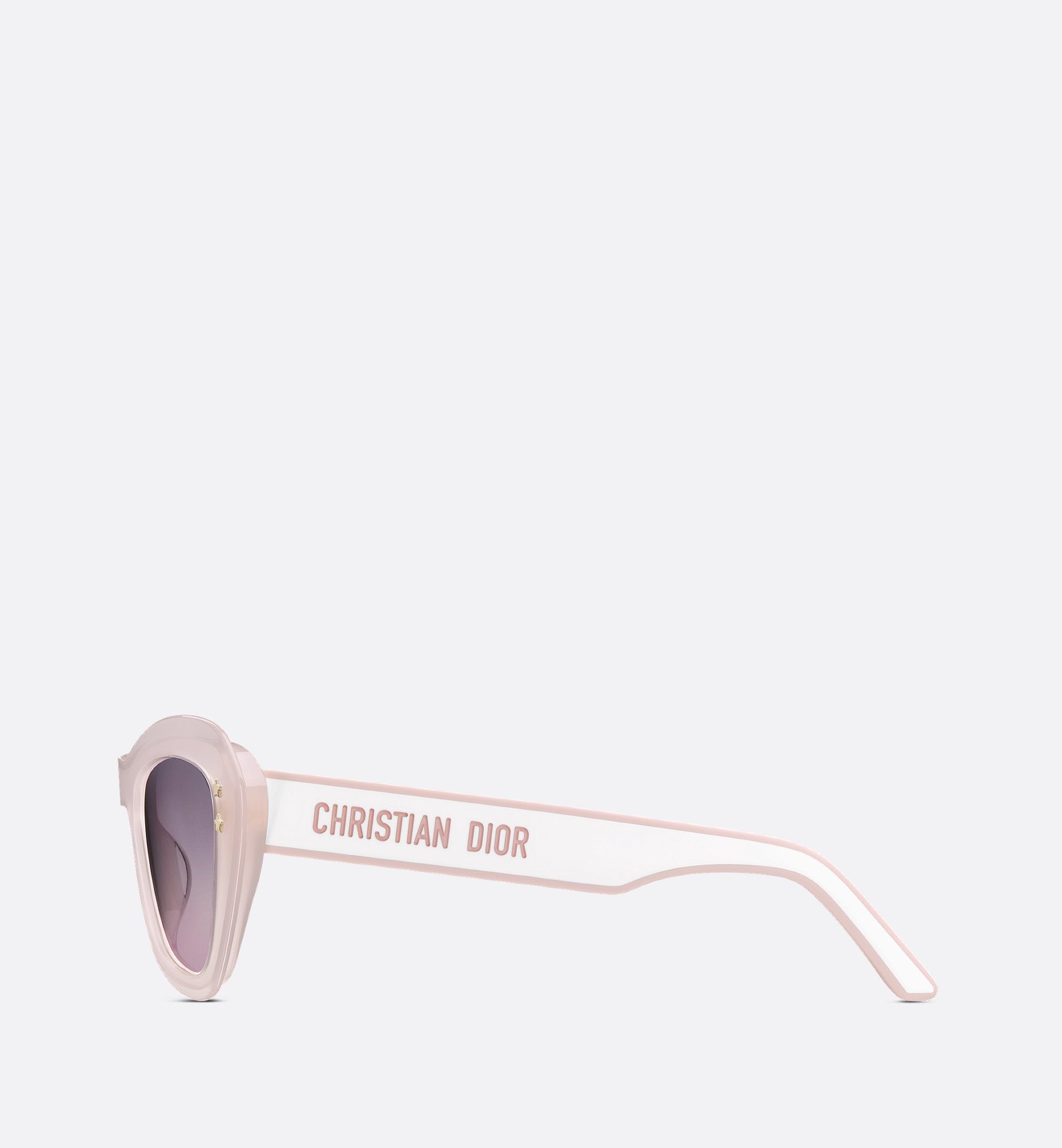 Diorpacific B3U Transparent Pink Butterfly Sunglasses