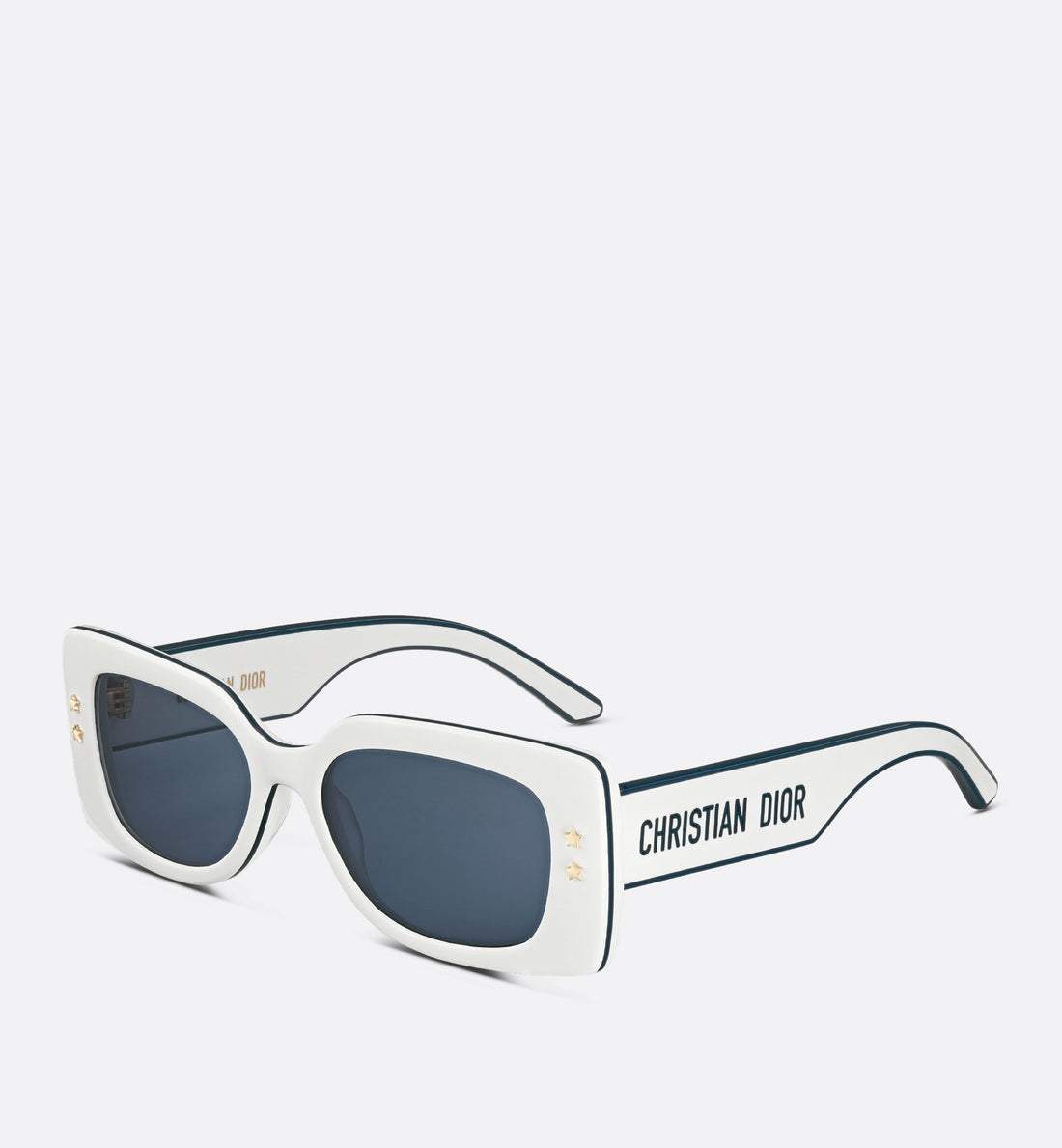 Diorpacific S1U White Square Sunglasses