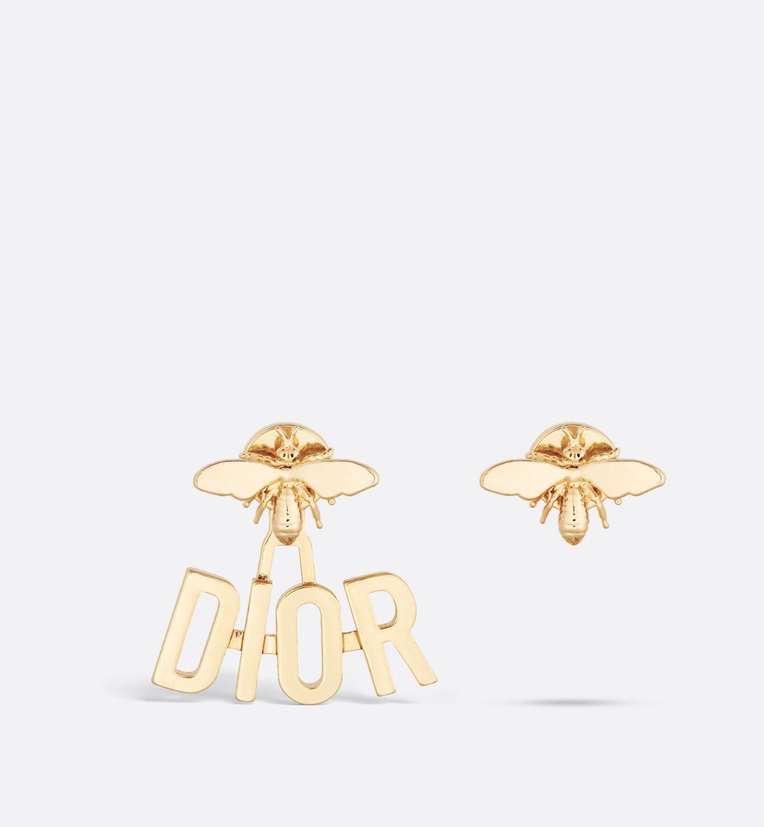 DioREvolution Earrings Gold Finish Metal