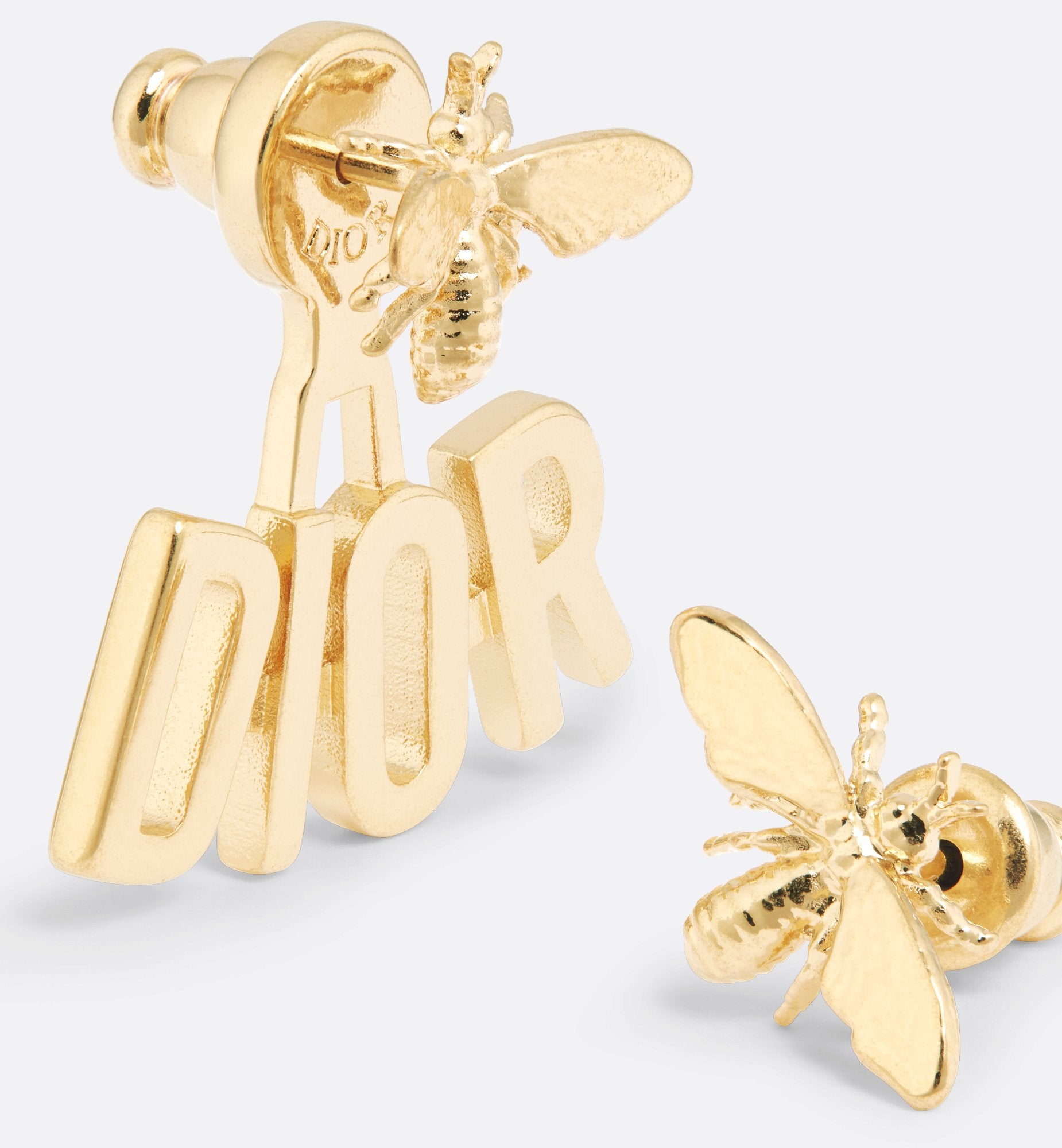 DioREvolution Earrings Gold Finish Metal