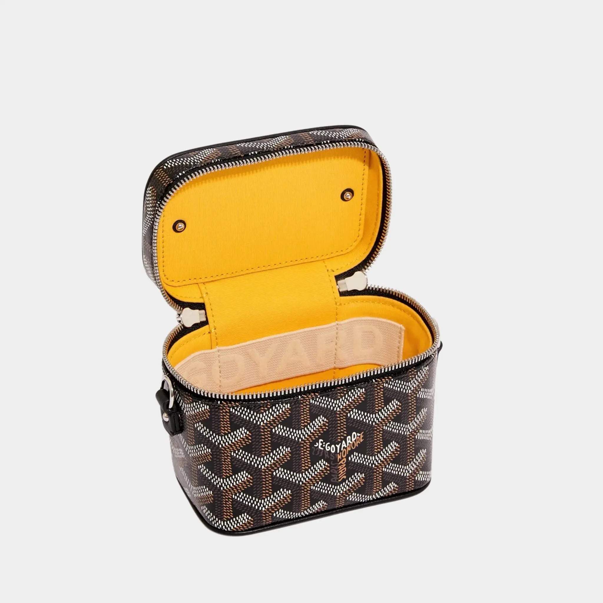 Goyard Muse Nano Vanity, Black, Interior