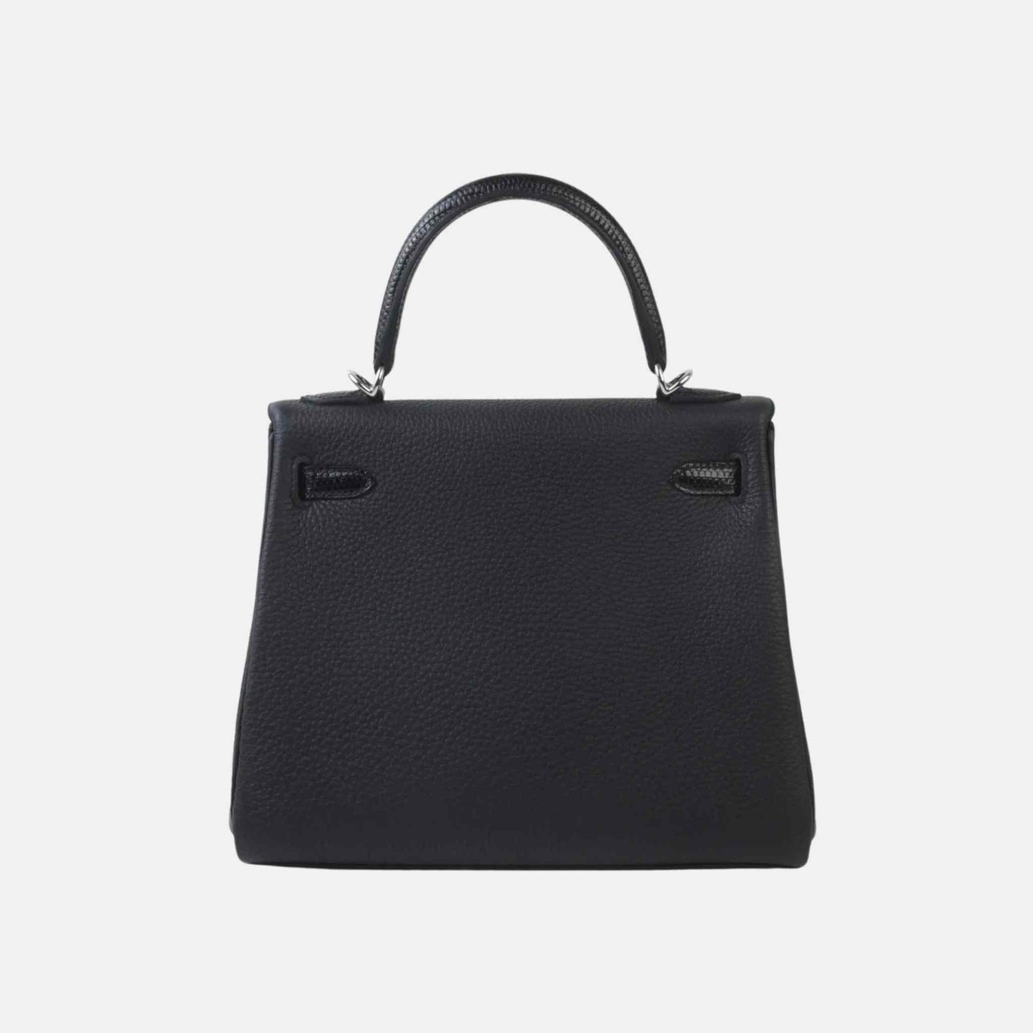 Hermes Kelly 25 Togo/Lizard Black PHW, Back 
