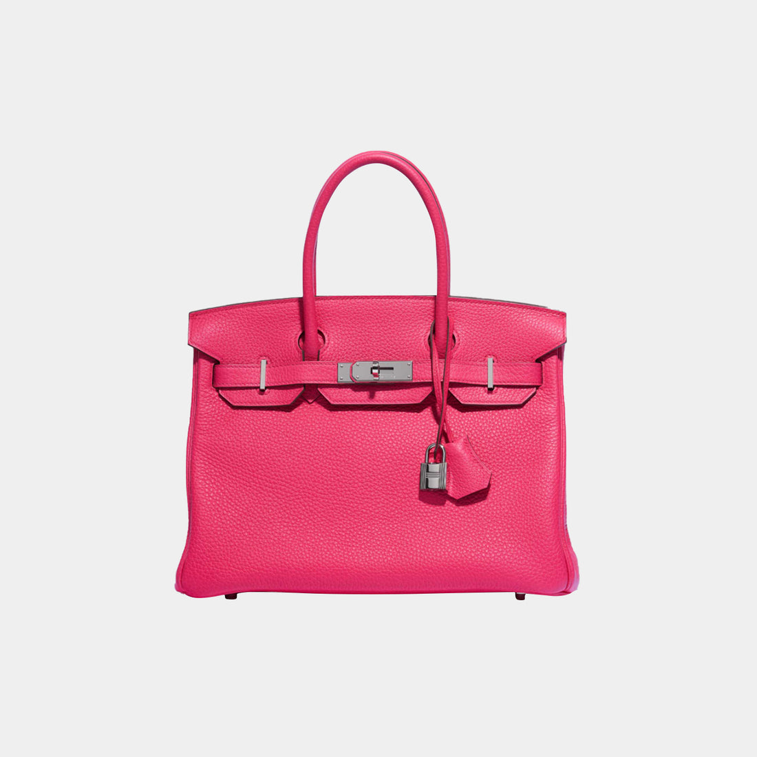 Birkin 30 Clemence - Rose Taurillon Clemence PHW