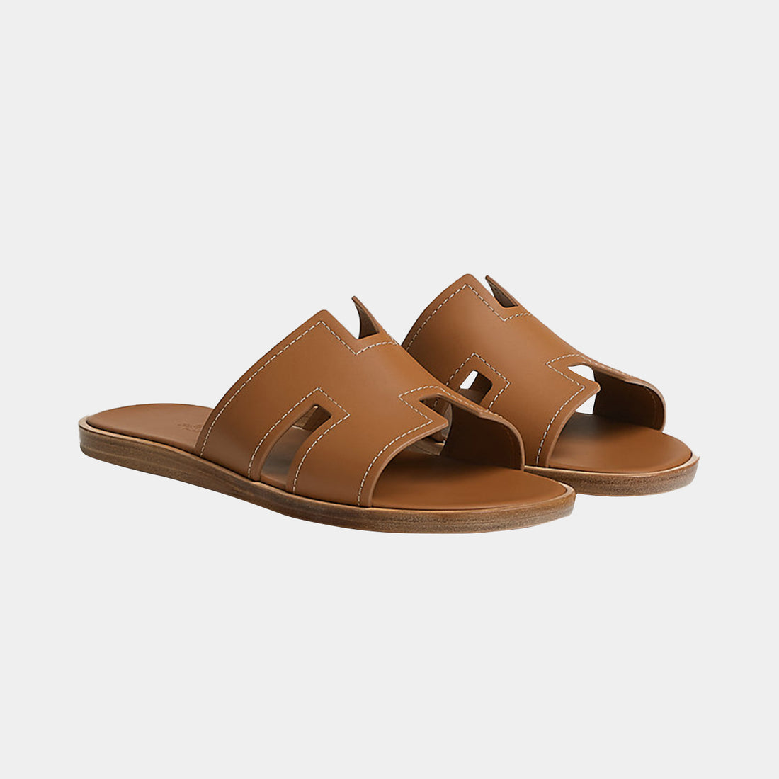 Izmir Sandal In Calfskin With Stitched Detail