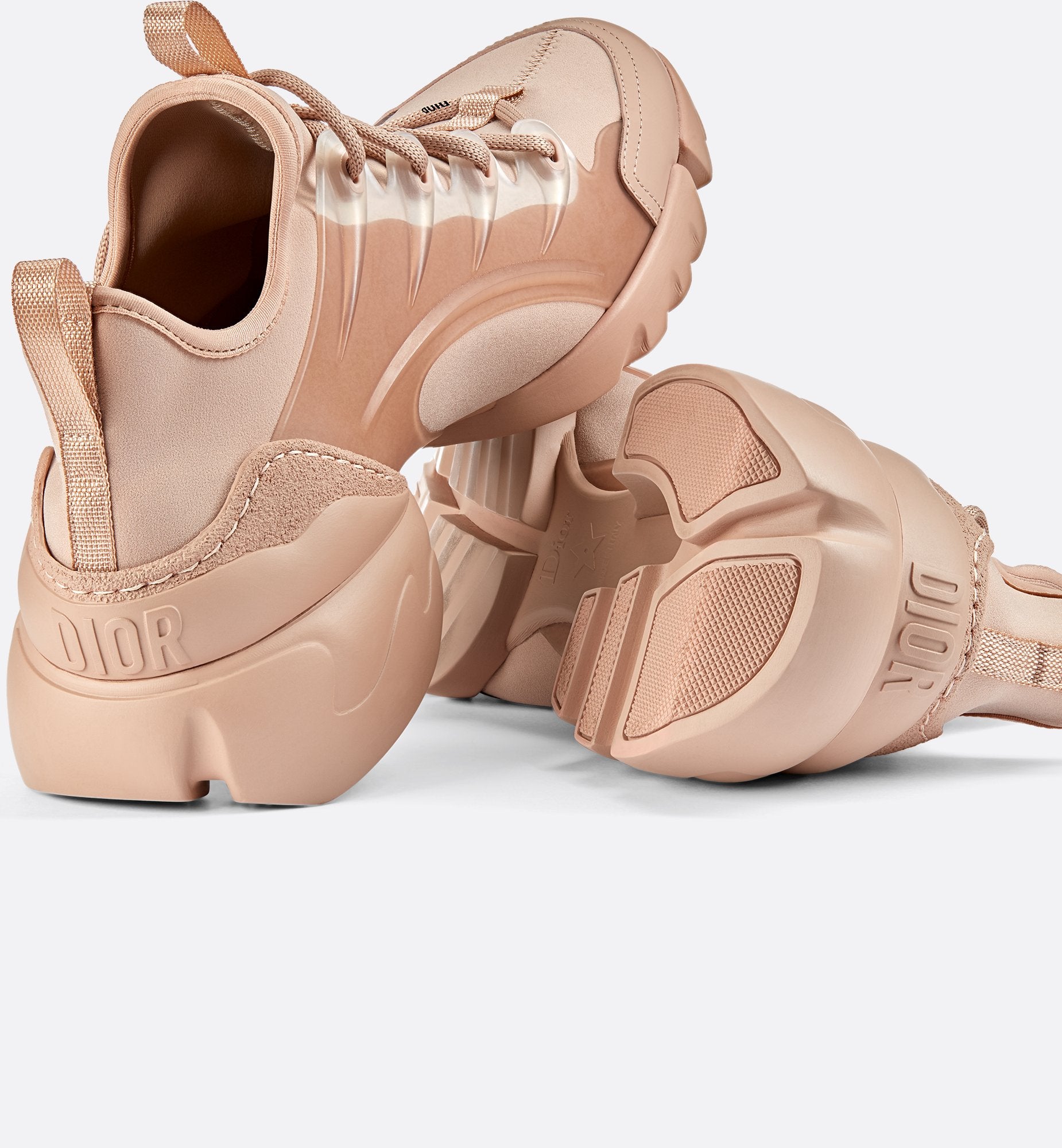 D Connect Sneaker Nude Technical Fabric