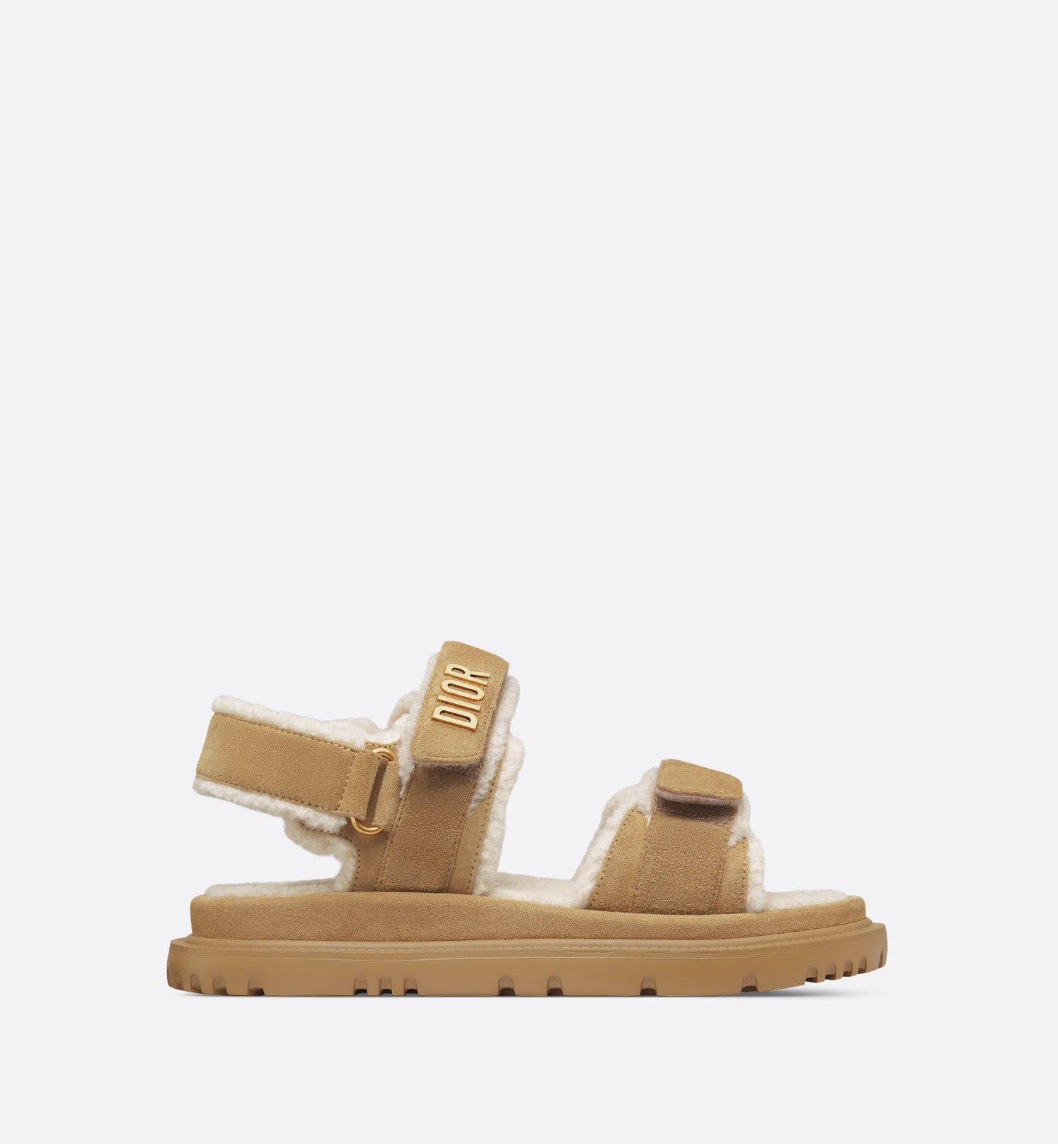 Dioract Sandal Beige Suede Goatskin