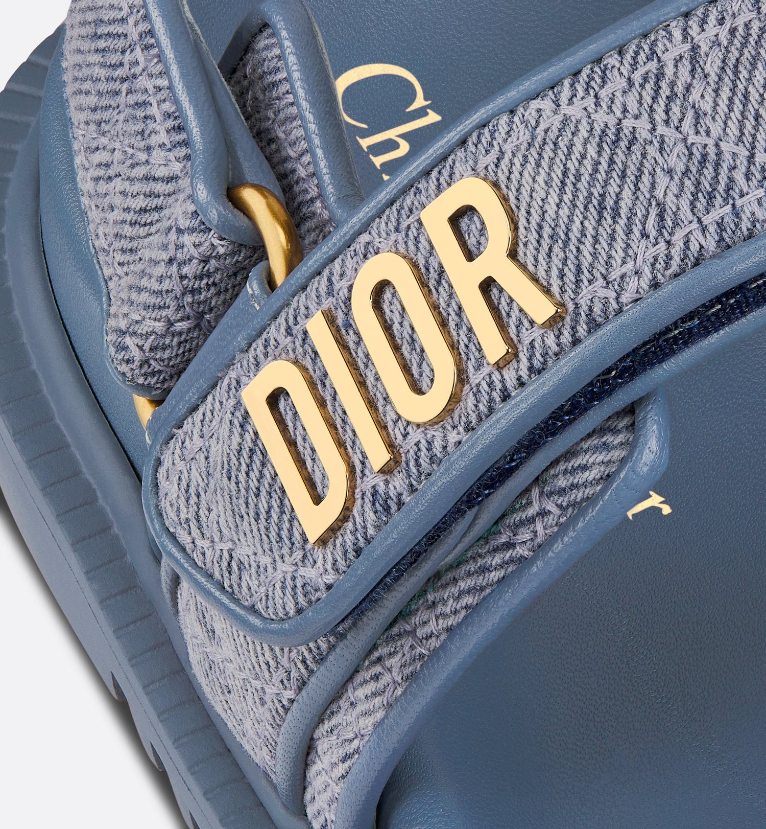 Dioract Sandal Blue Cannage Denim