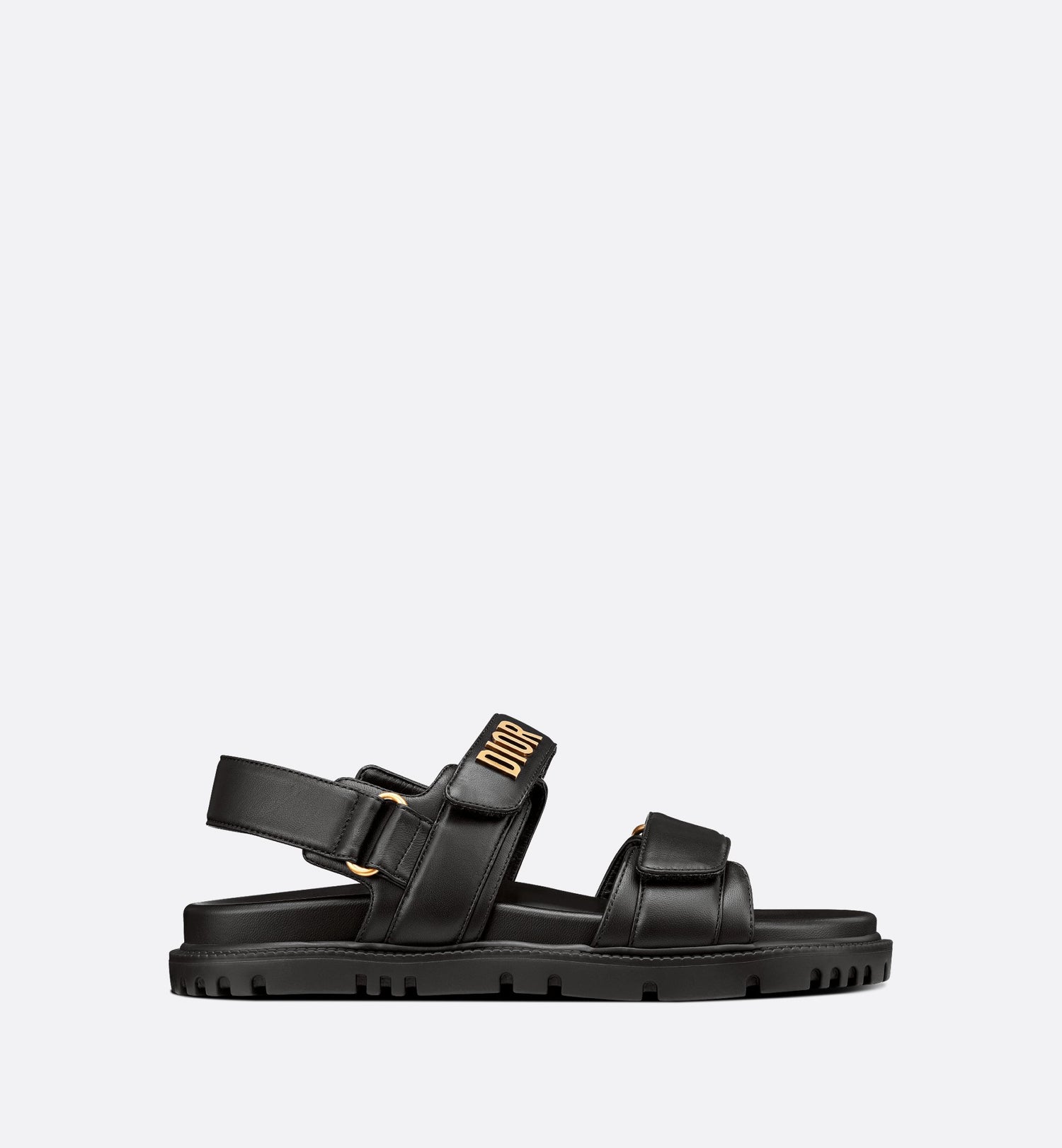 Dioract Sandal Black Lambskin