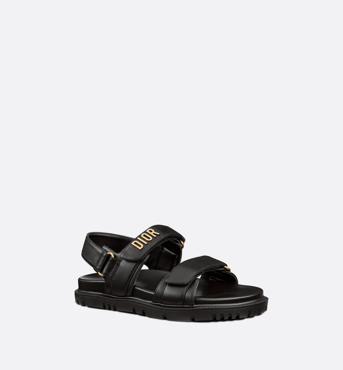 Dioract Sandal Black Lambskin