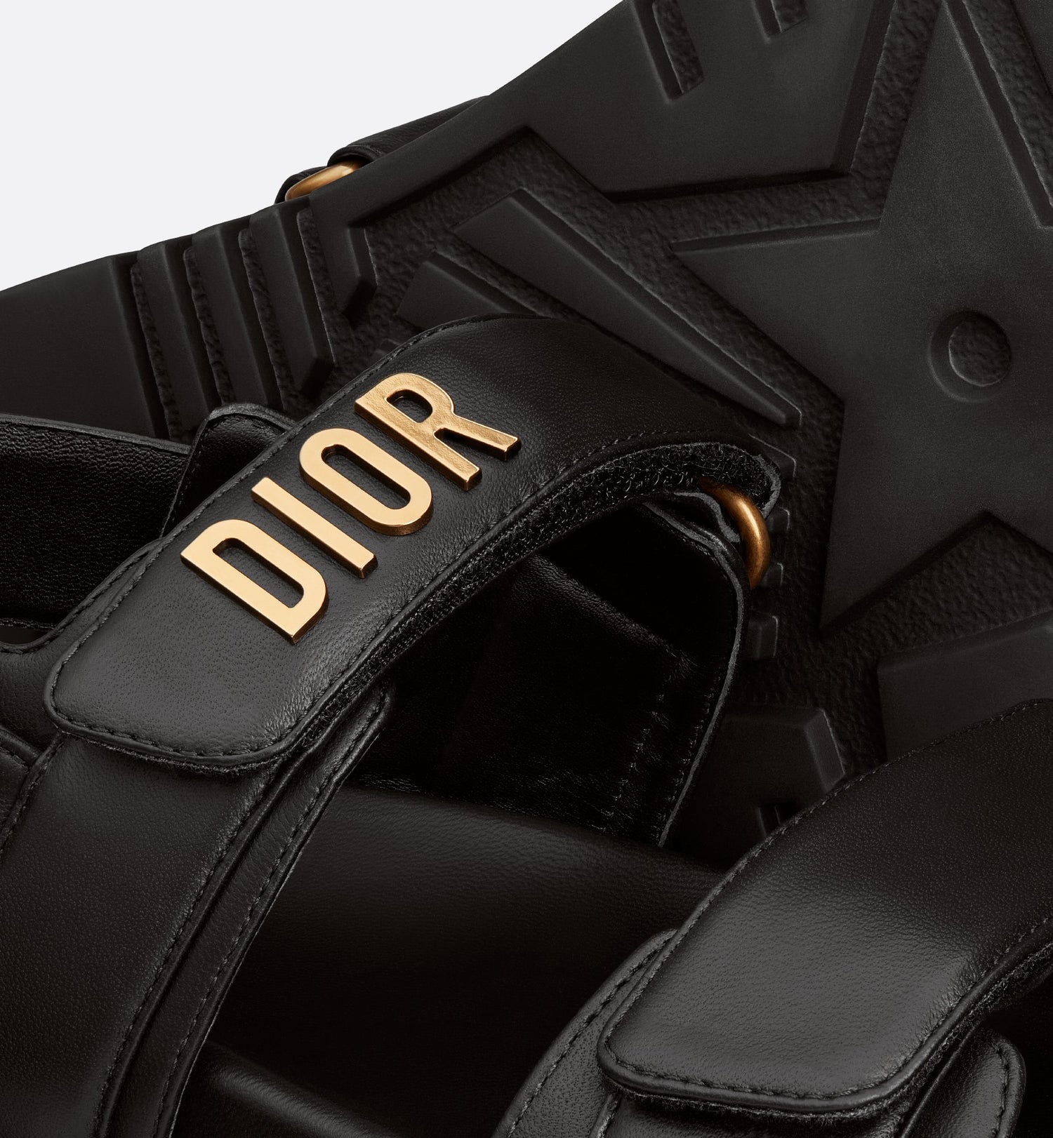 Dioract Sandal Black Lambskin