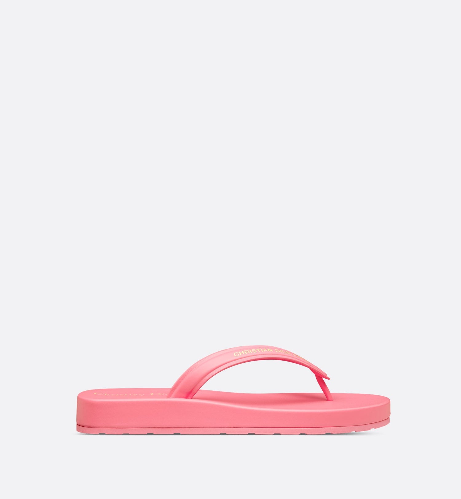 Dioriviera Diorsea Thong Sandal Candy Pink Leather-Effect Fabric