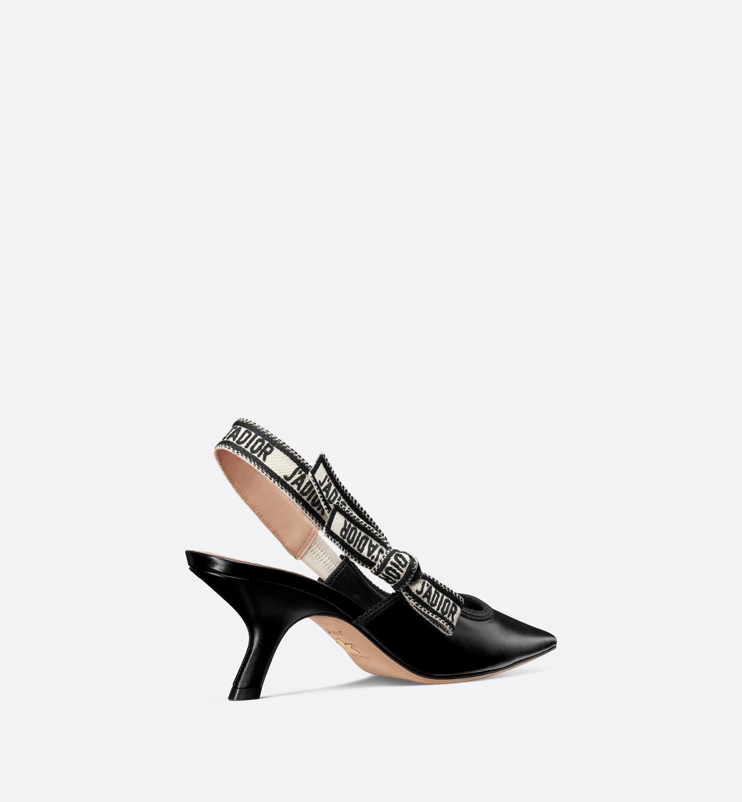 JAdior Slingback Pump Black Calfskin