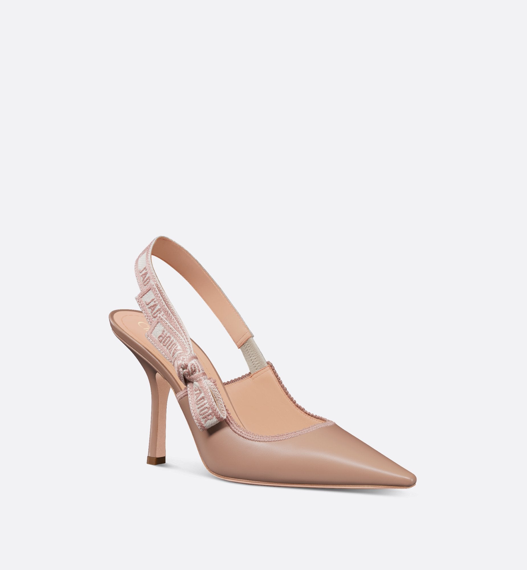 JAdior Slingback Pump Nude Calfskin