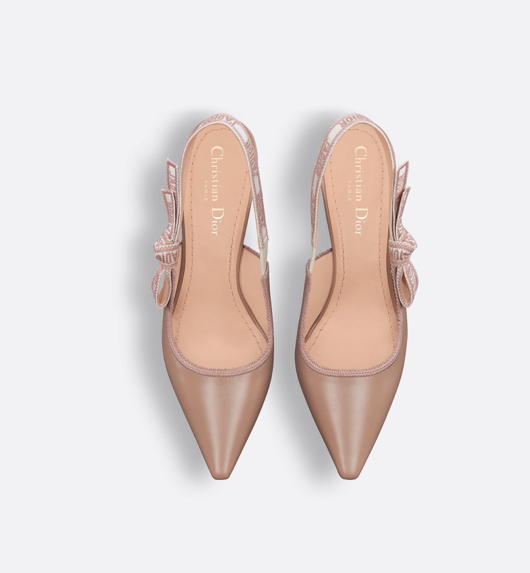 JAdior Slingback Pump Nude Calfskin