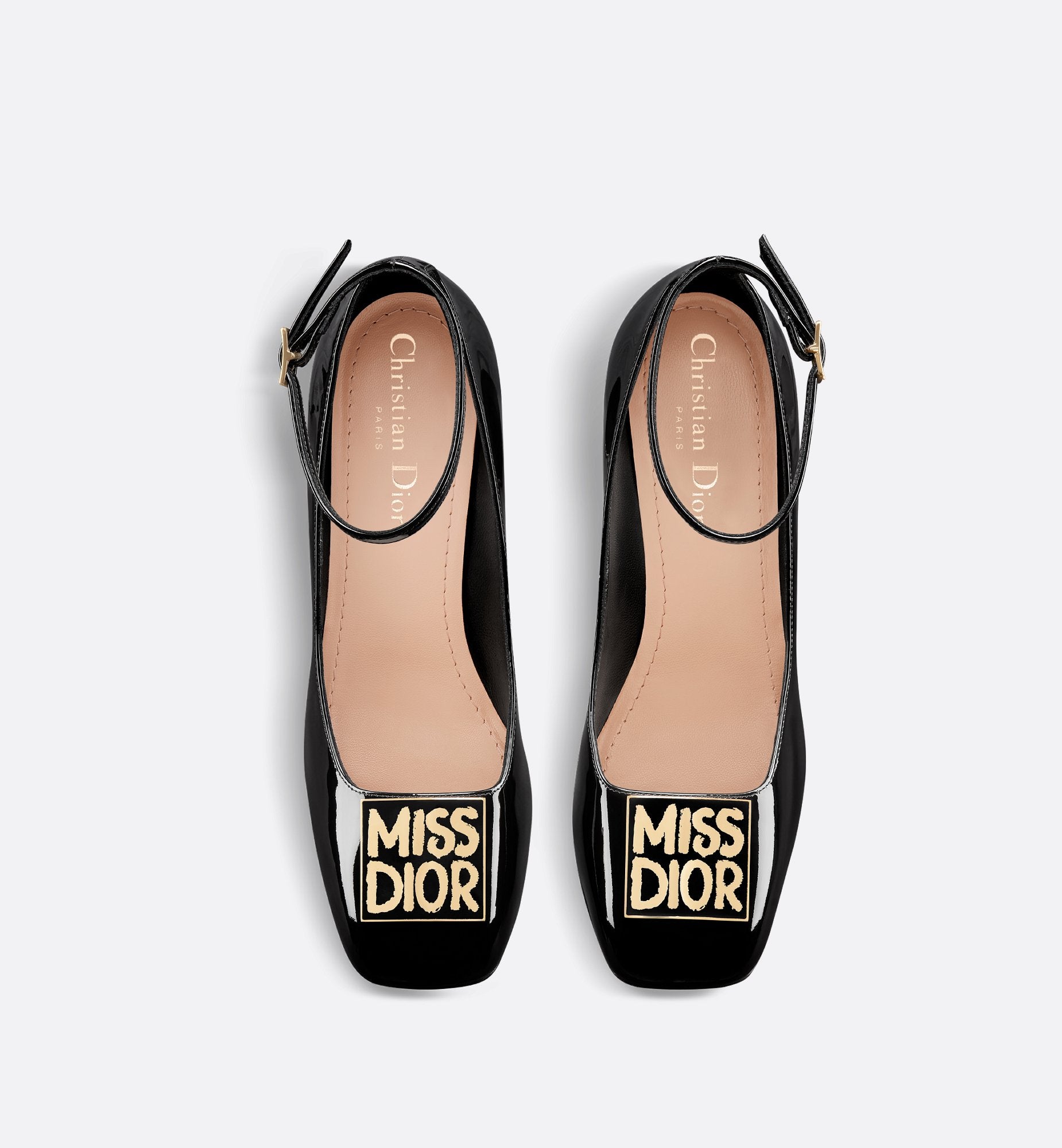 Miss Dior Graffiti Pump Black Patent Calfskin