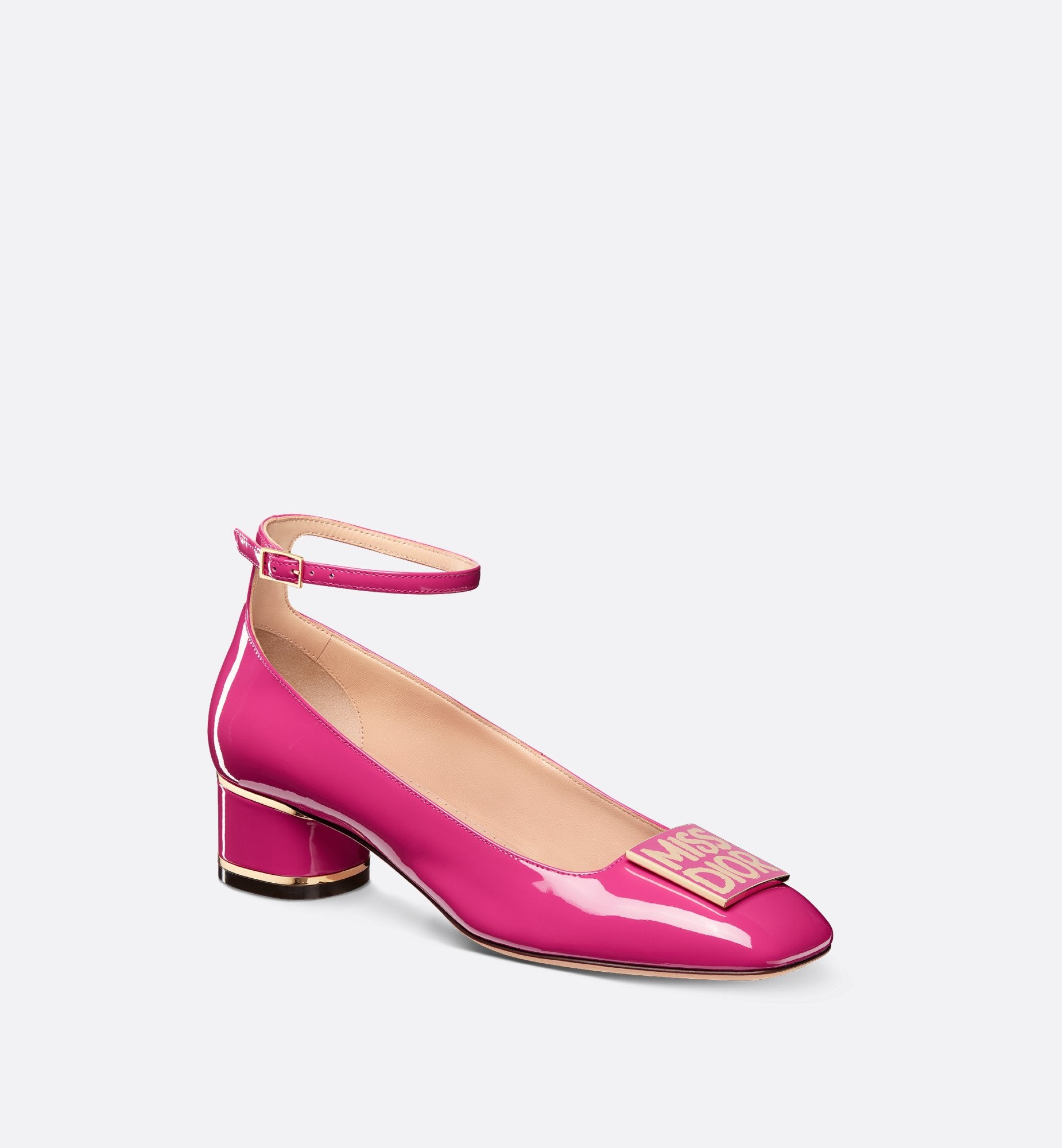 Miss Dior Graffiti Pump Fuchsia Patent Calfskin