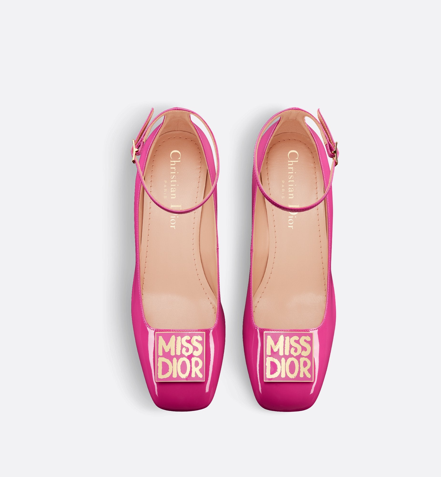 Miss Dior Graffiti Pump Fuchsia Patent Calfskin