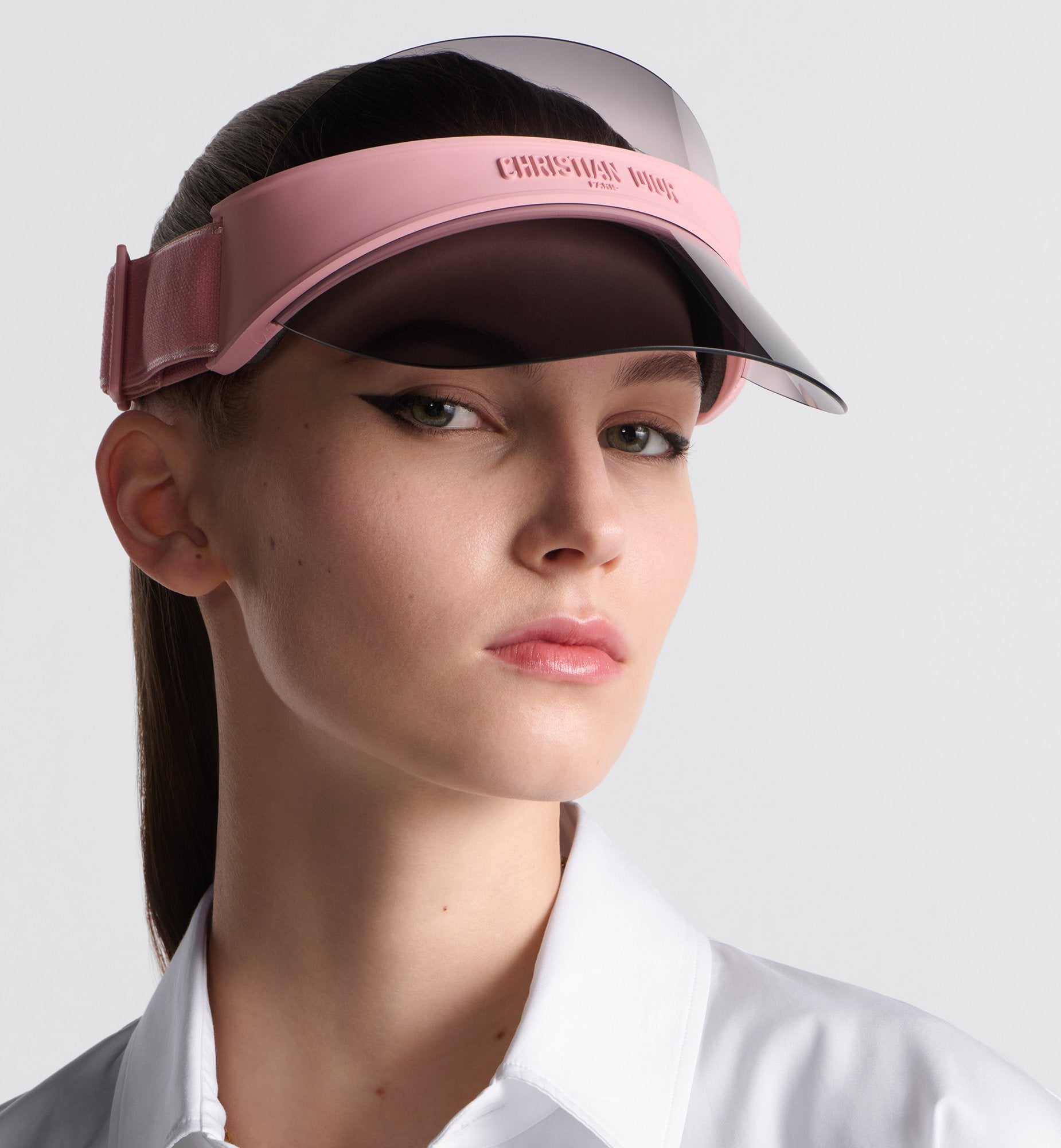 Diorclub V1U Gradient Pink To Gray Visor