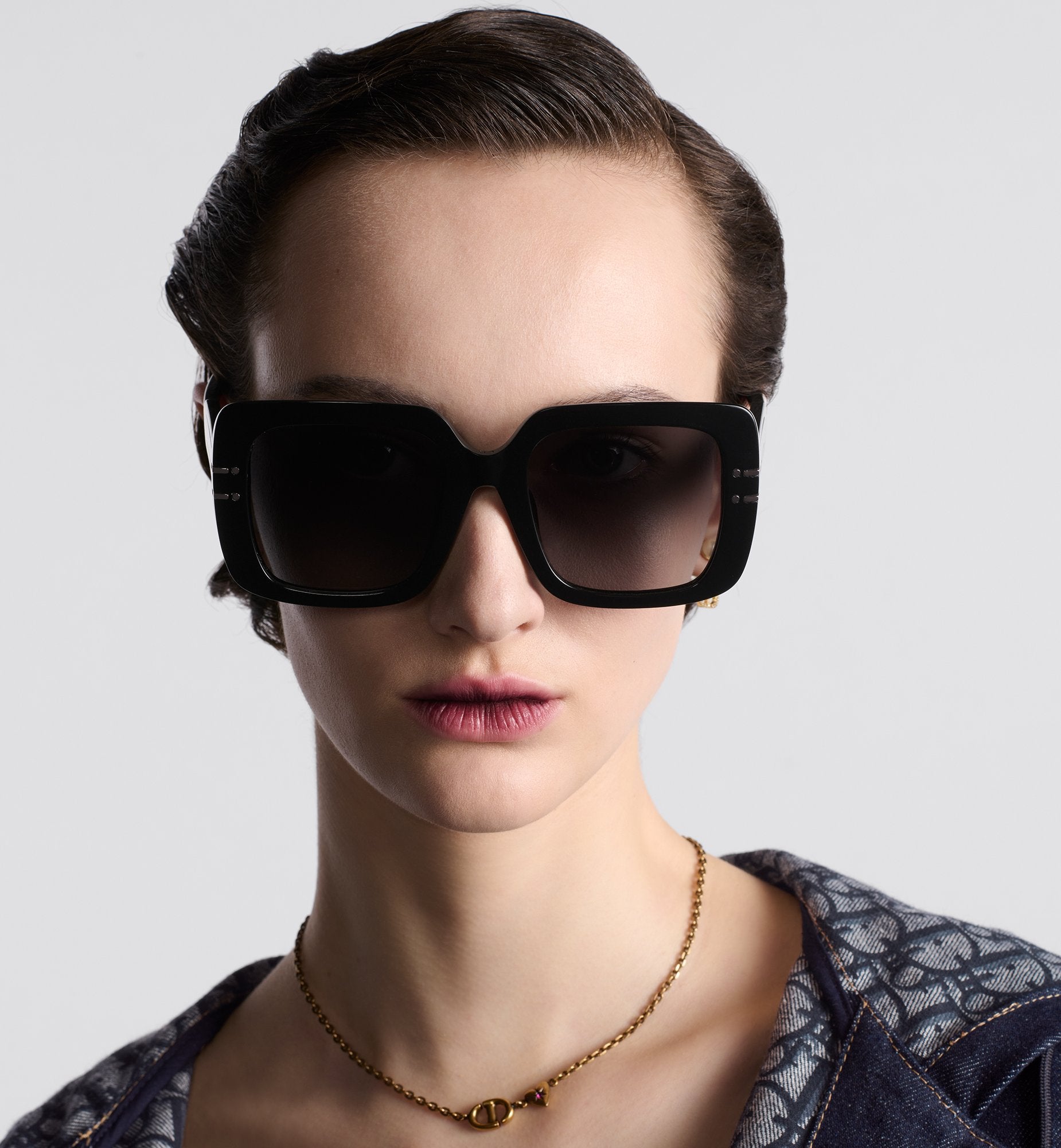 Diorsignature S11I Black Square Sunglasses