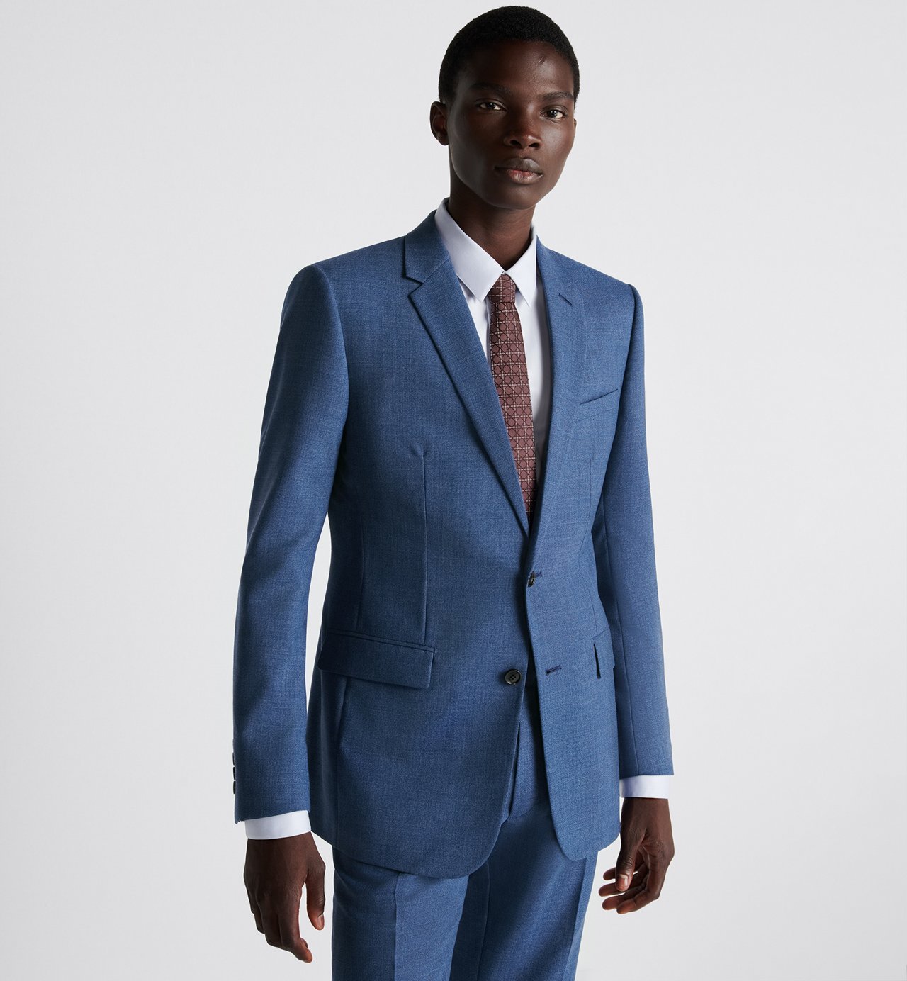 Classic Suit Blue Wool