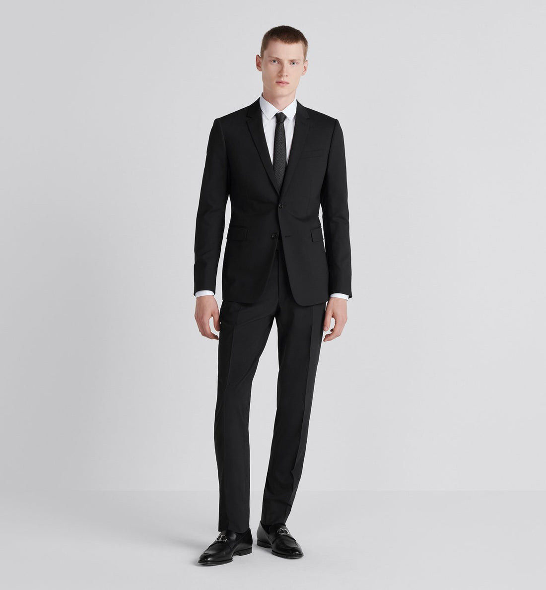 Classic Suit Black Virgin Wool