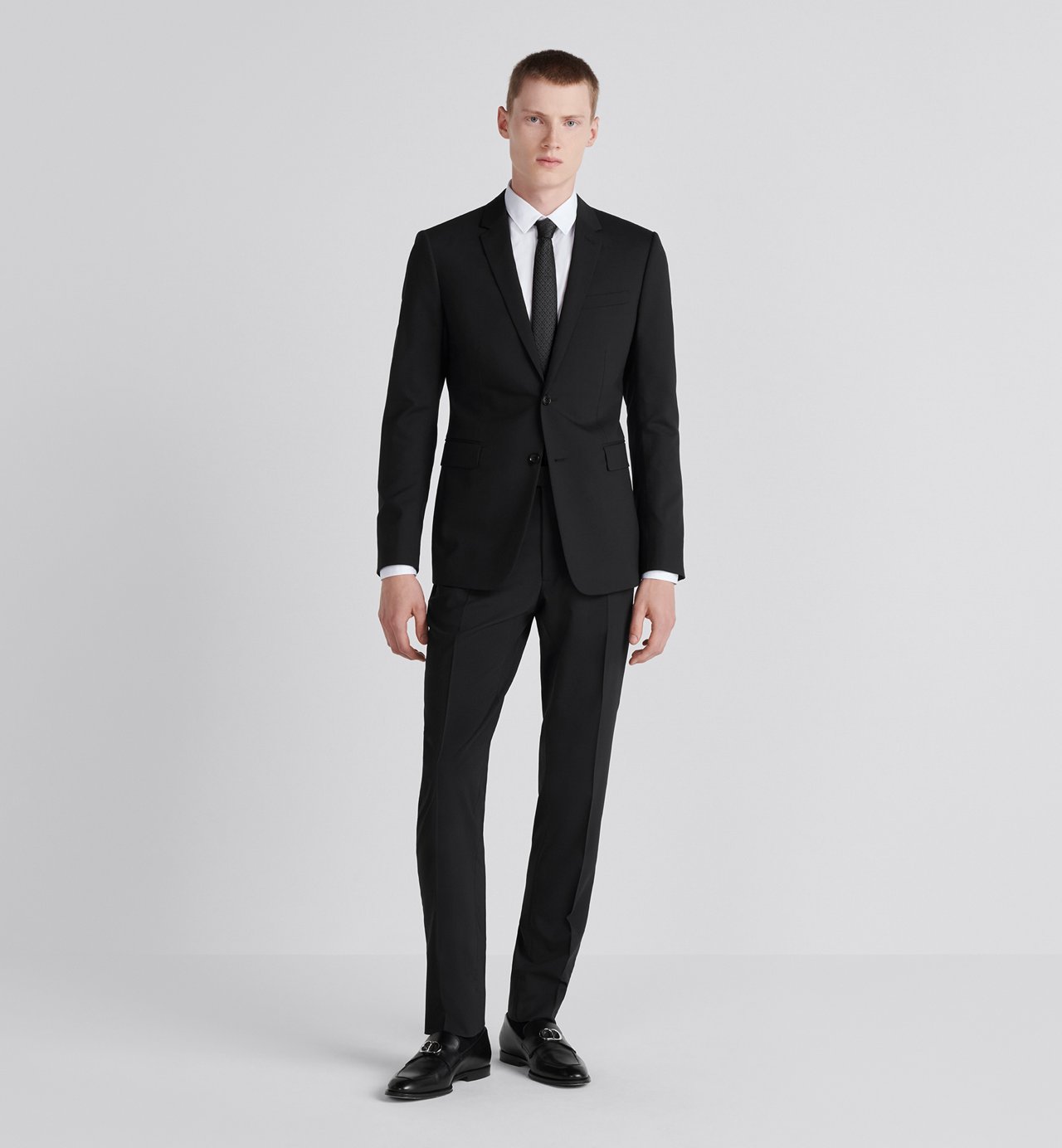 Classic Suit Black Virgin Wool