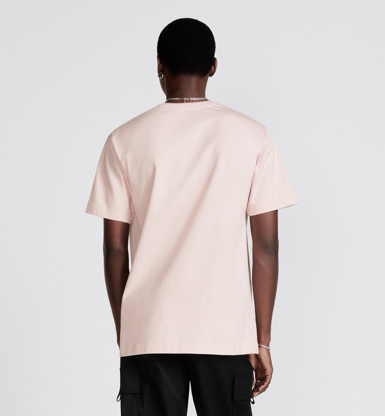 Cd Icon T-Shirt Relaxed Fit Pink Cotton Jersey