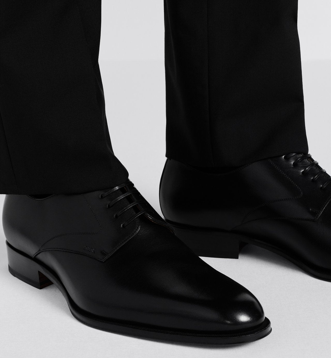 Timeless Derby Shoe Black Smooth Calfskin