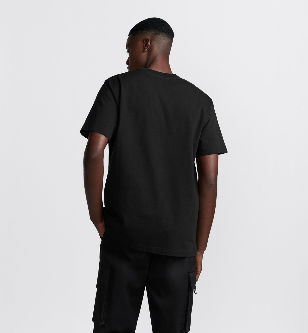 Cd Couture Relaxed Fit T-Shirt Black Cotton Jersey