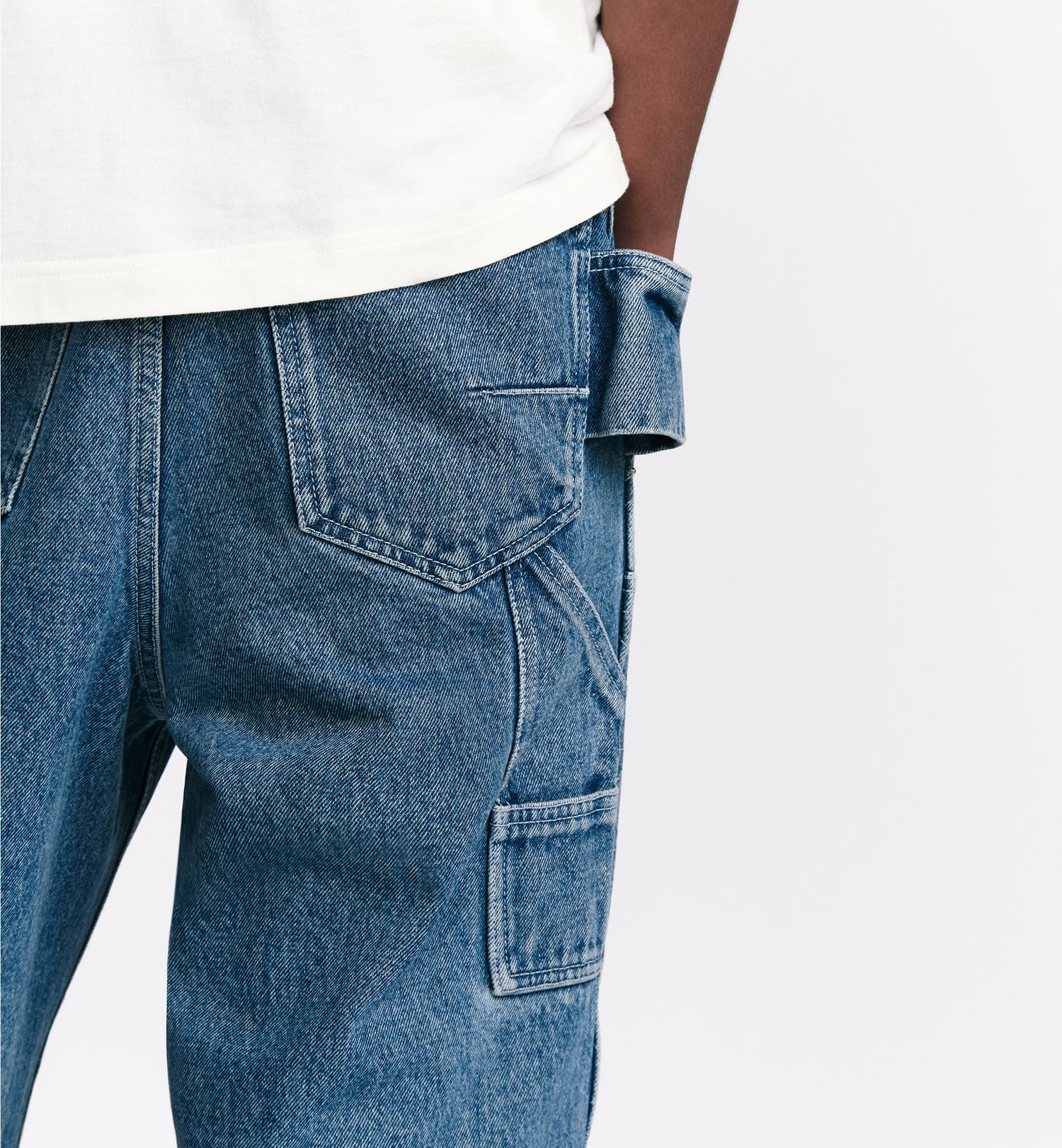 Cannage Carpenter Jeans Blue Cotton Twill