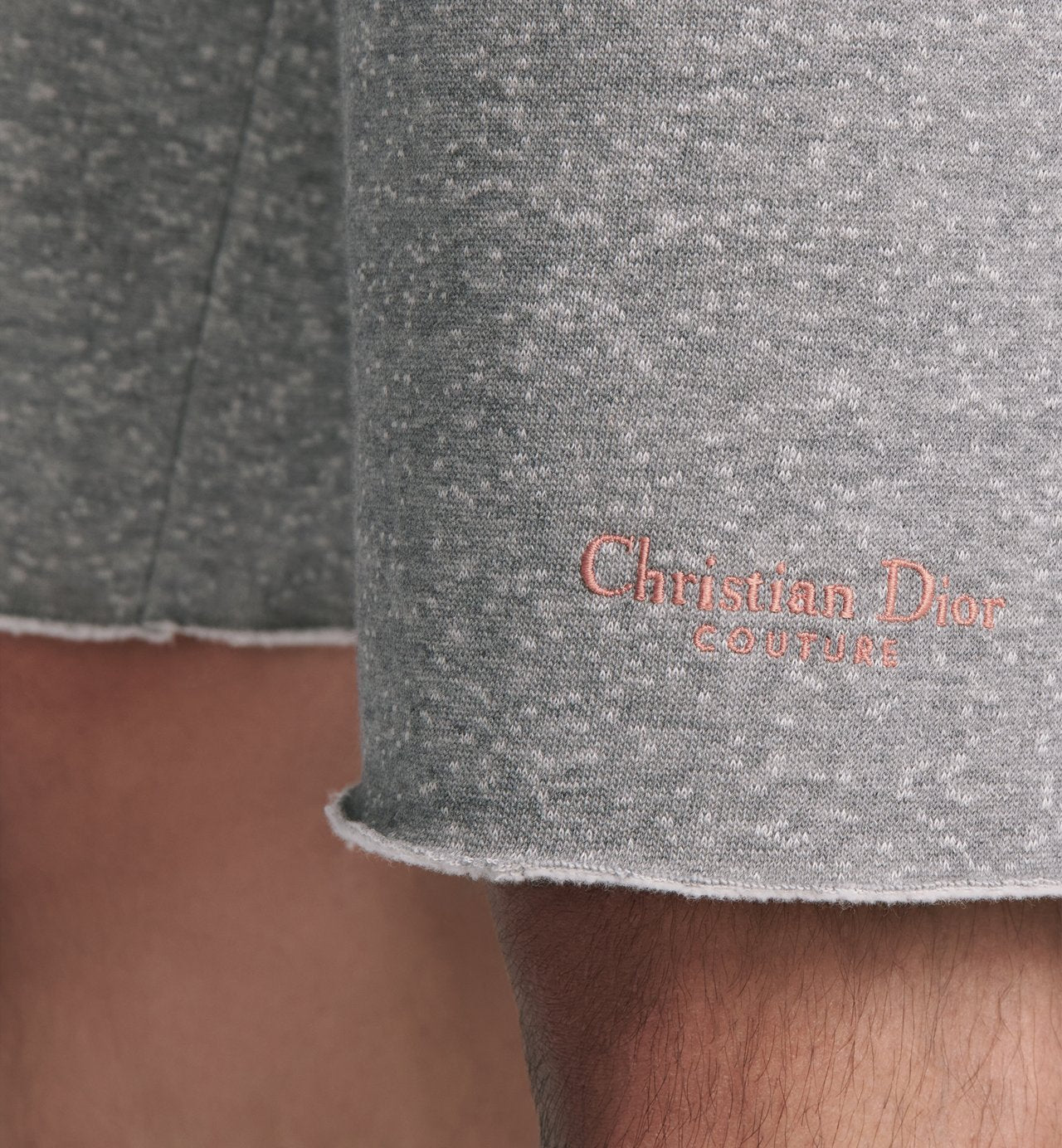 Cd Couture Track Shorts Gray Cotton Fleece