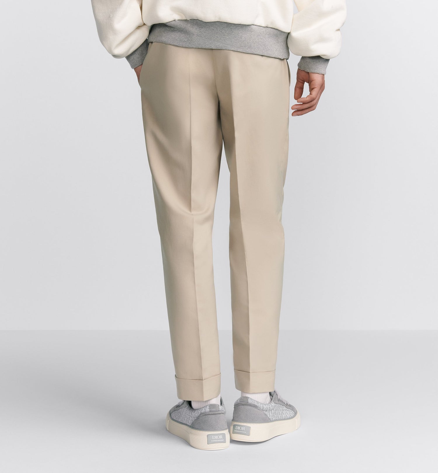 Cd Couture Chinos Beige Cotton Faille