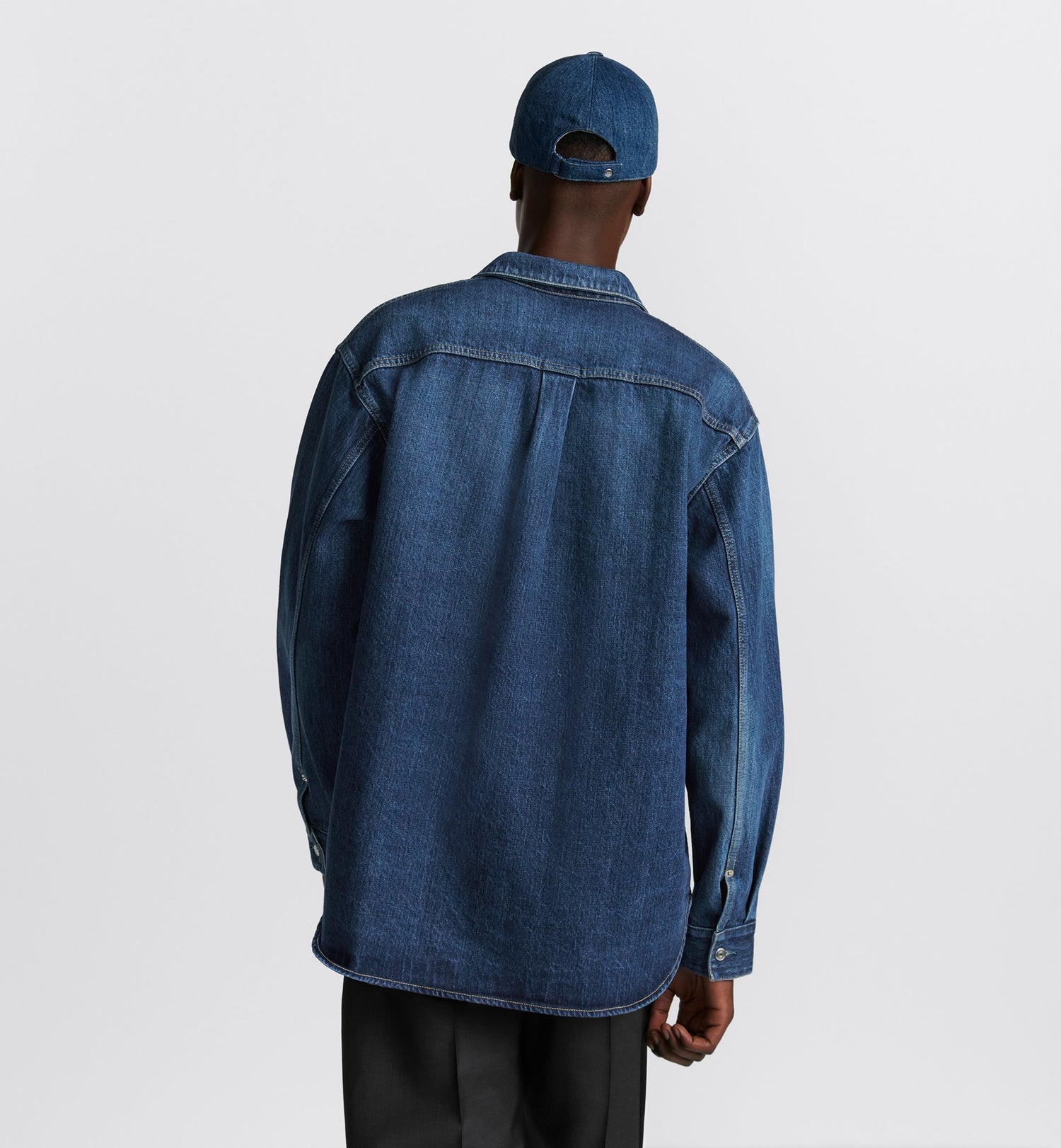 Cd Couture Overshirt Blue Cotton Denim