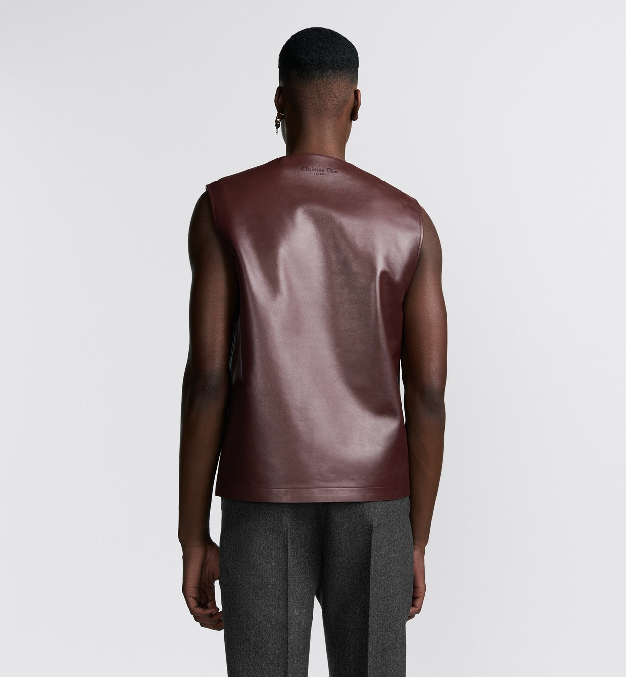 Couture Top Burgundy Calfskin