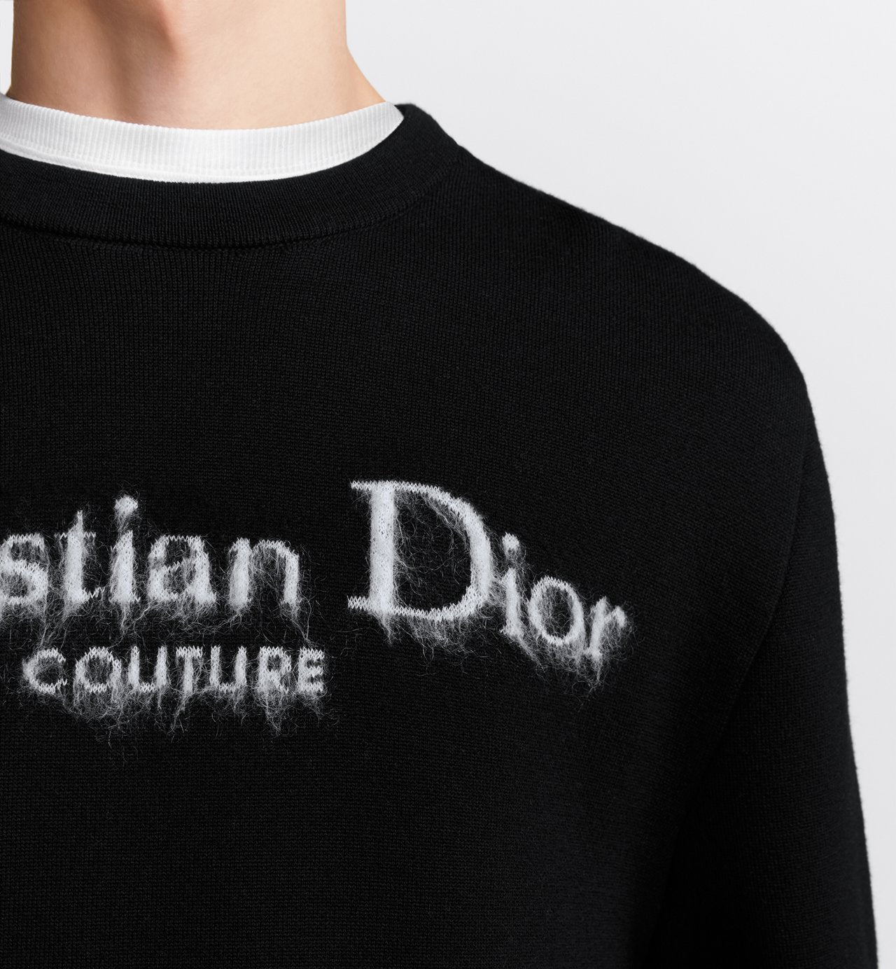 Cd Couture Sweater Black Wool Blend