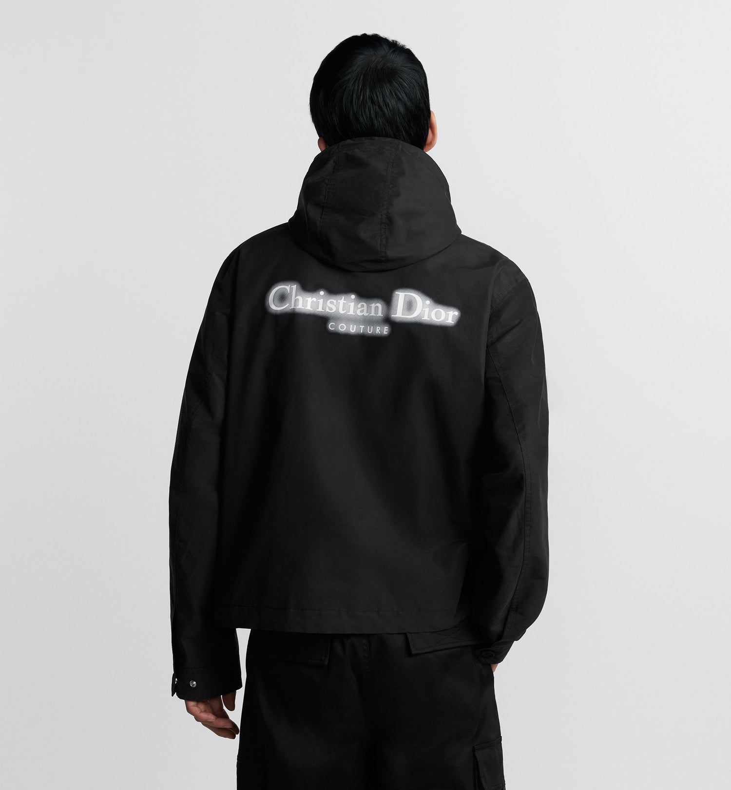 Cd Couture Windbreaker Black Blended Cotton