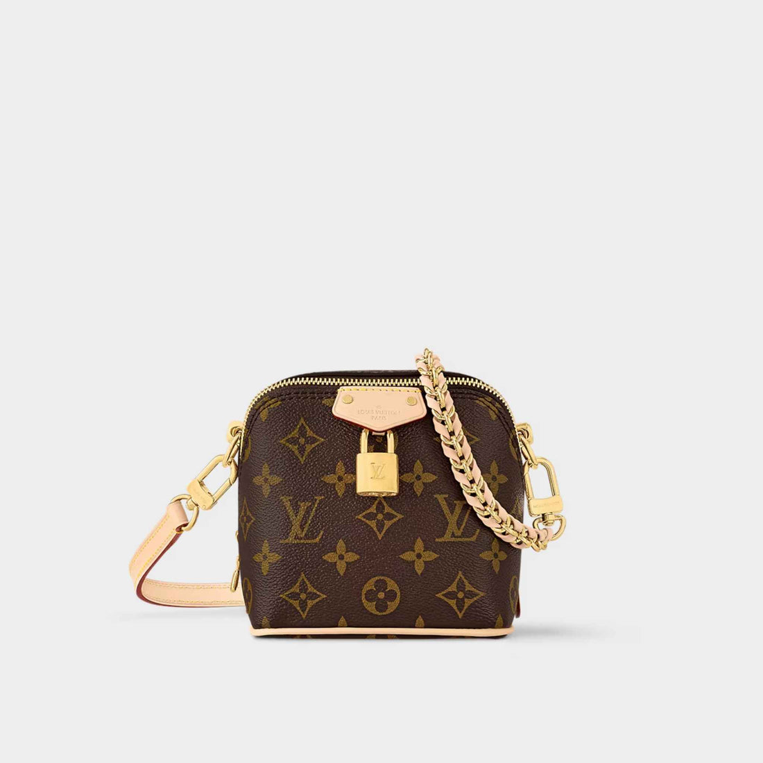 Louis Vuitton Nano Diane Handbag Monogram Canvas Front View