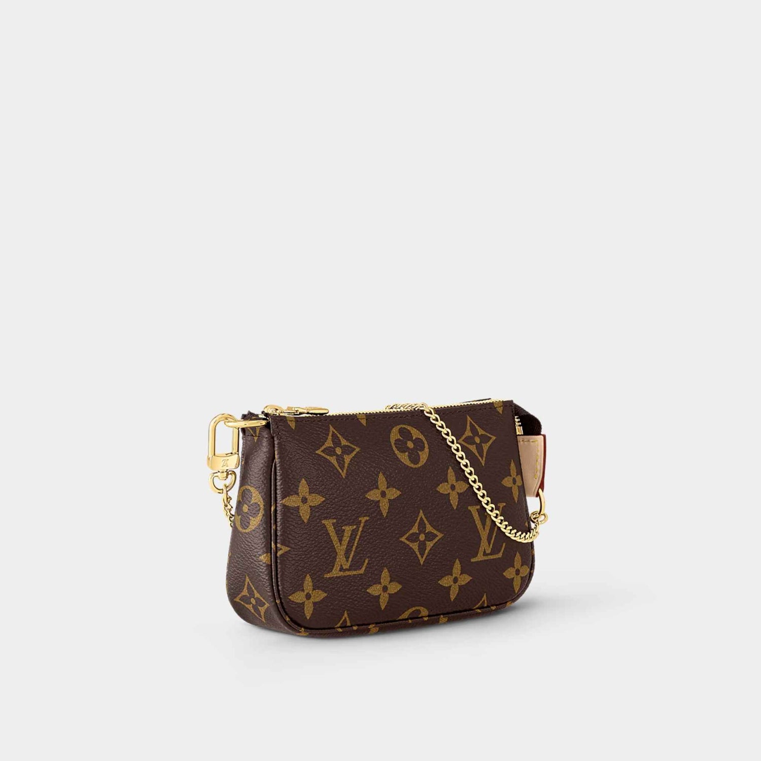 Louis Vuitton Mini Pochette Monogram Canvas Side View