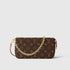 Louis Vuitton Pochette Accessoires Handbag Monogram Canvas Front View
