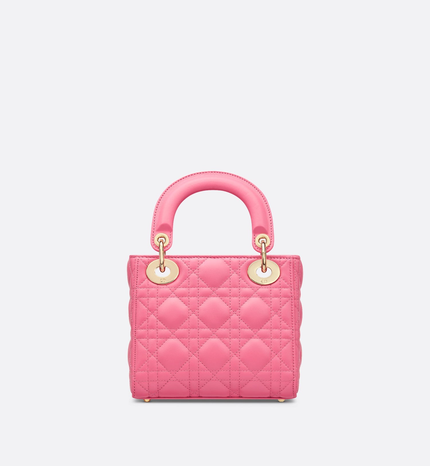 Mini Dioriviera Lady Dior Bag Candy Pink Cannage Lambskin