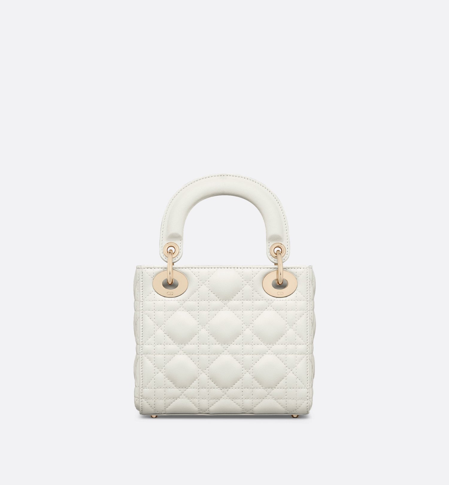 Mini Lady Dior Bag Latte Cannage Lambskin