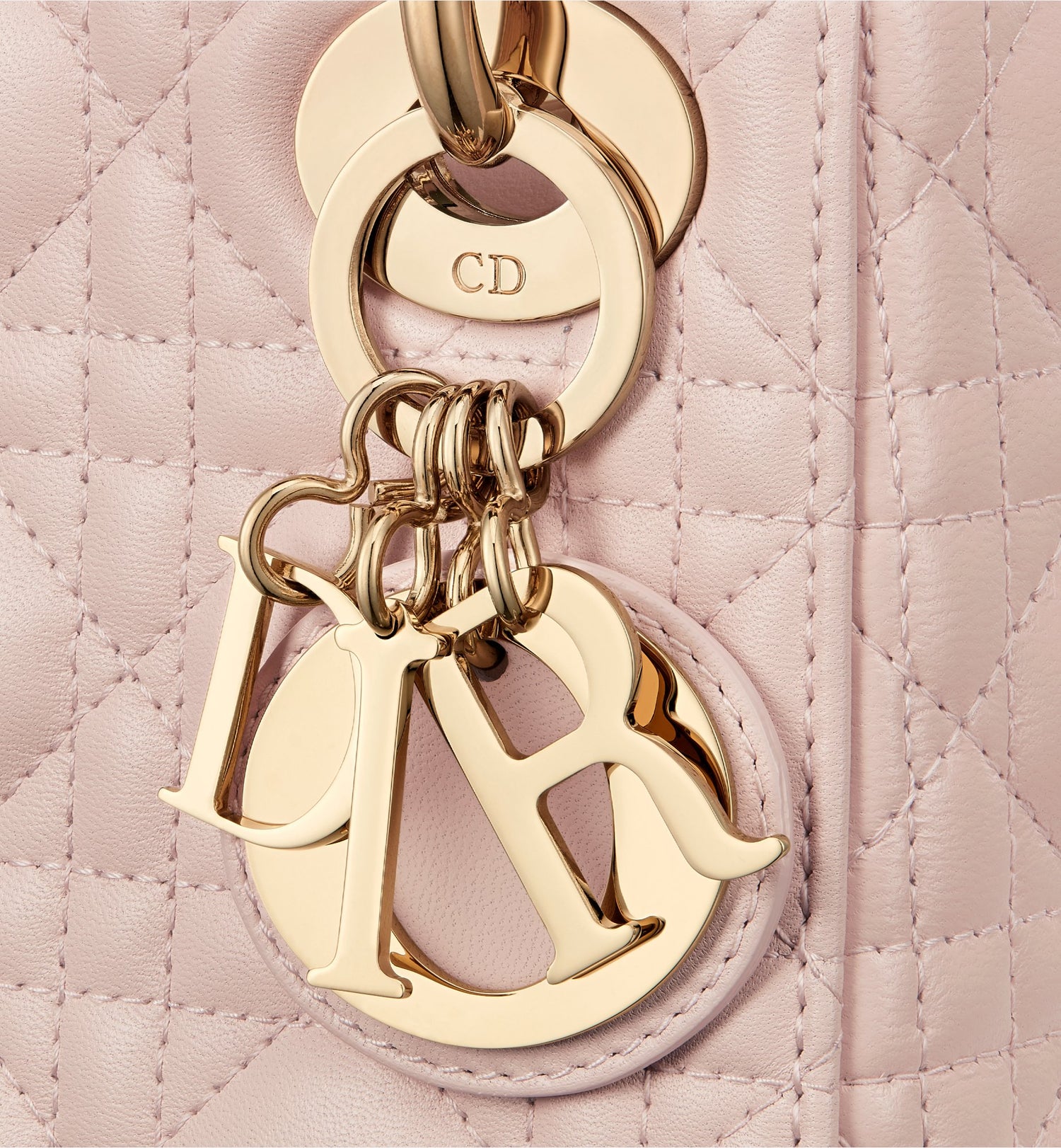 Mini Lady Dior Bag Powder Pink Cannage Lambskin