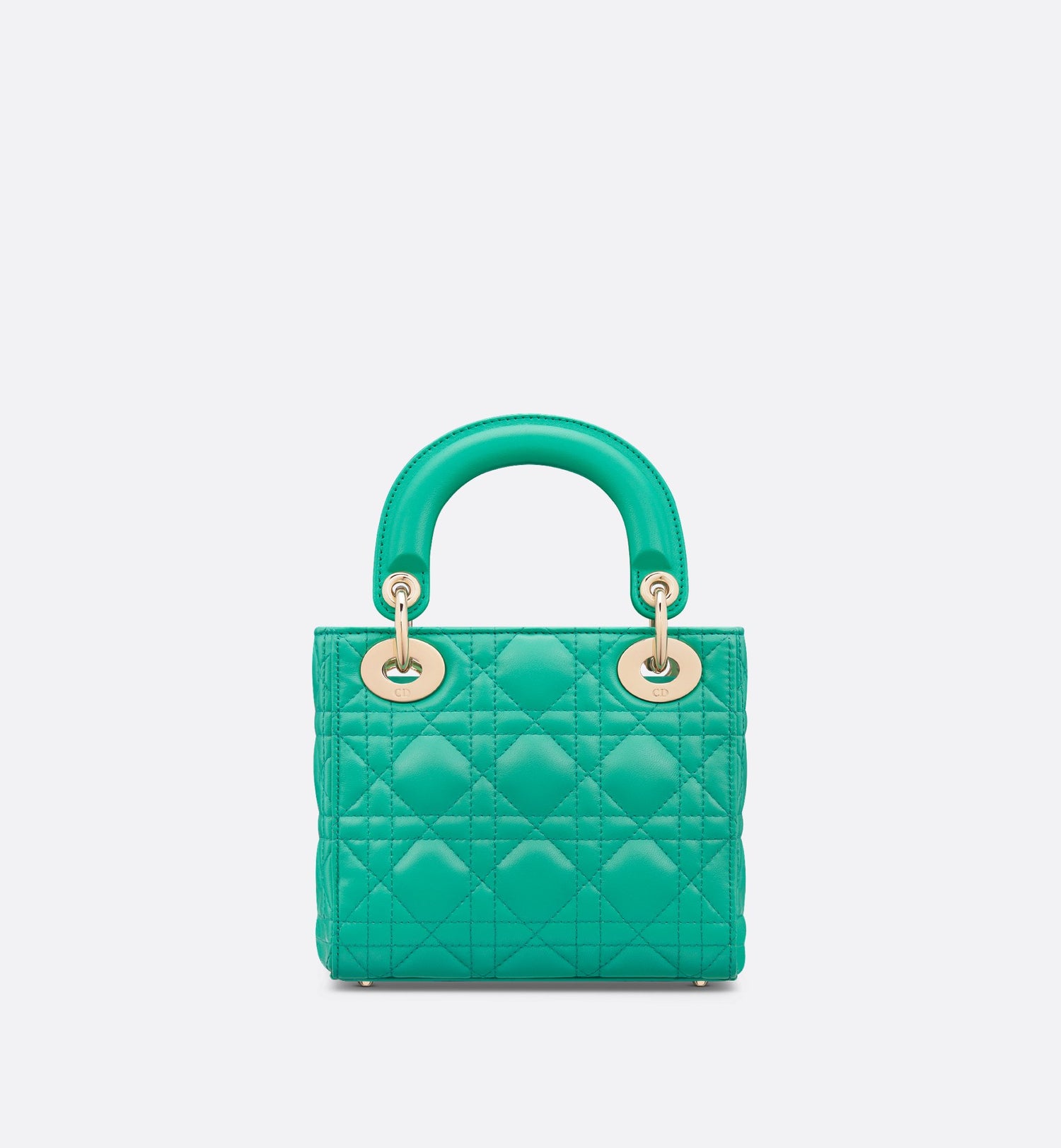 Mini Dioriviera Lady Dior Bag Aquamarina Cannage Lambskin