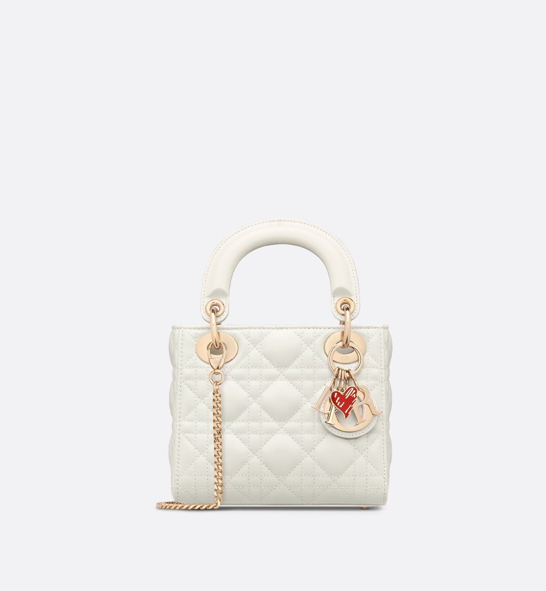 Dioramour Mini Lady Dior Bag Latte Cannage Lambskin