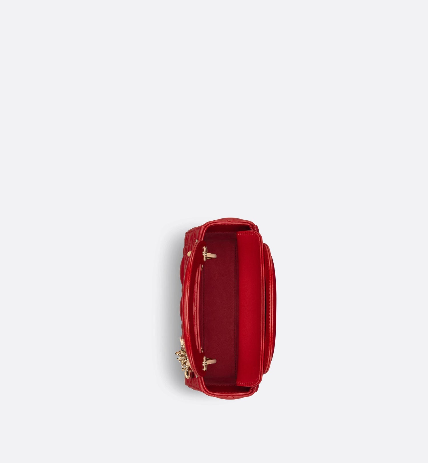 Dioramour Mini Lady Dior Bag Red Cannage Lambskin