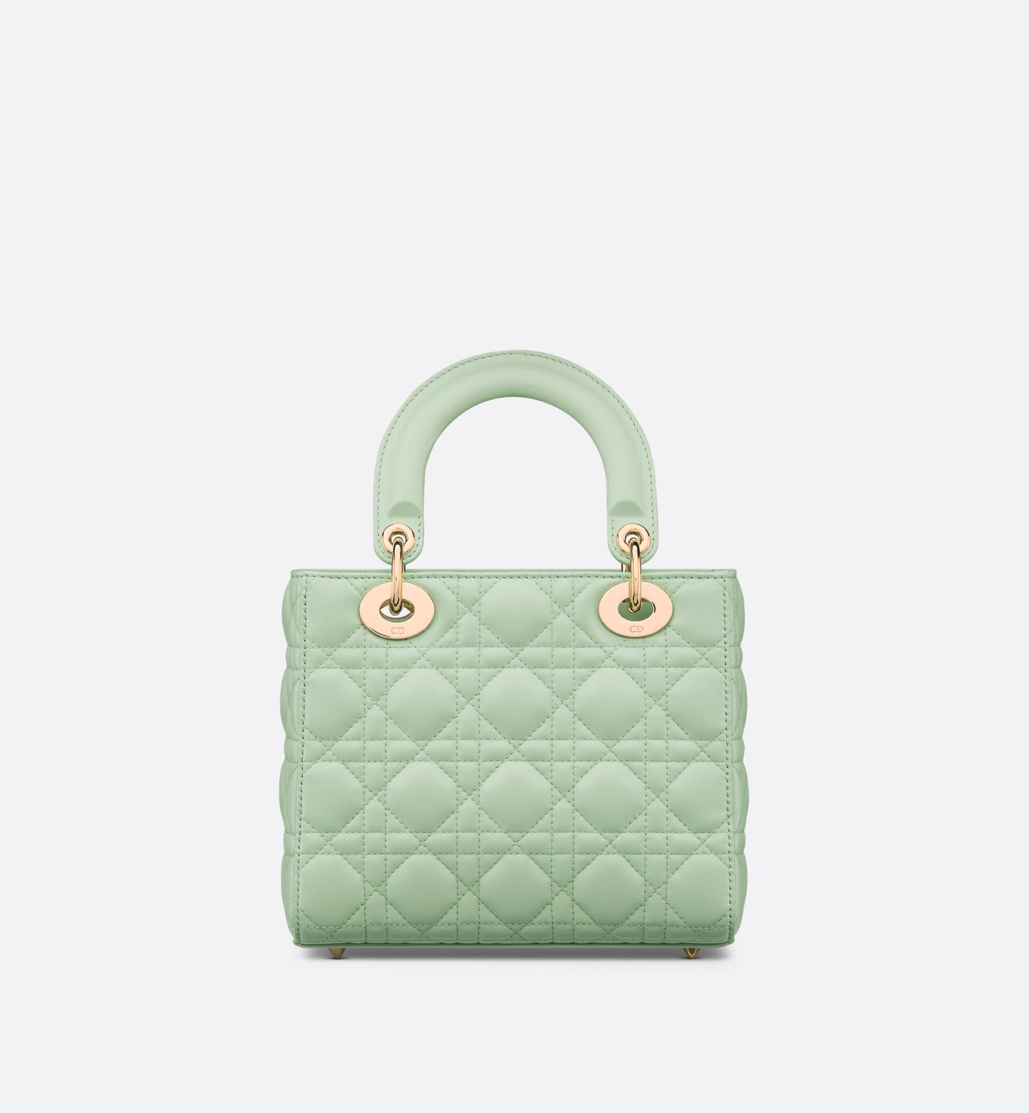 Small Lady Dior Bag Pastel Mint Cannage Lambskin