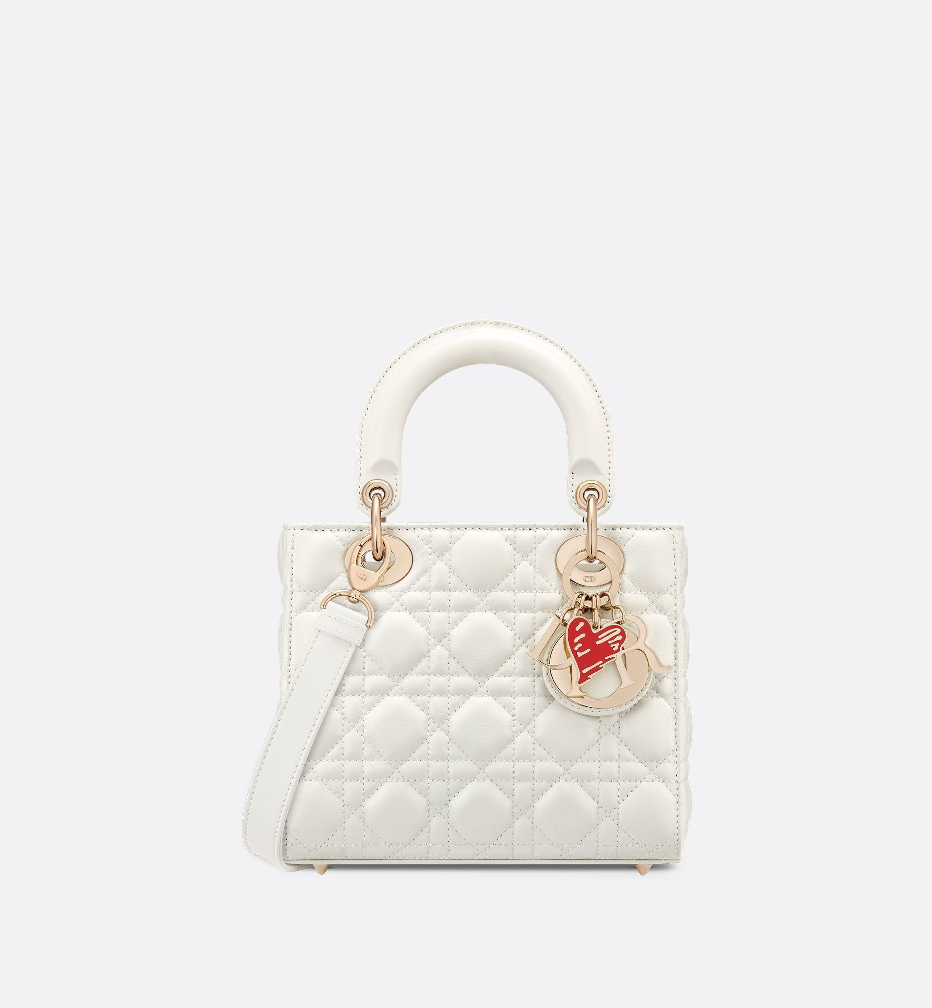 Dioramour Small Lady Dior Bag Latte Cannage Lambskin