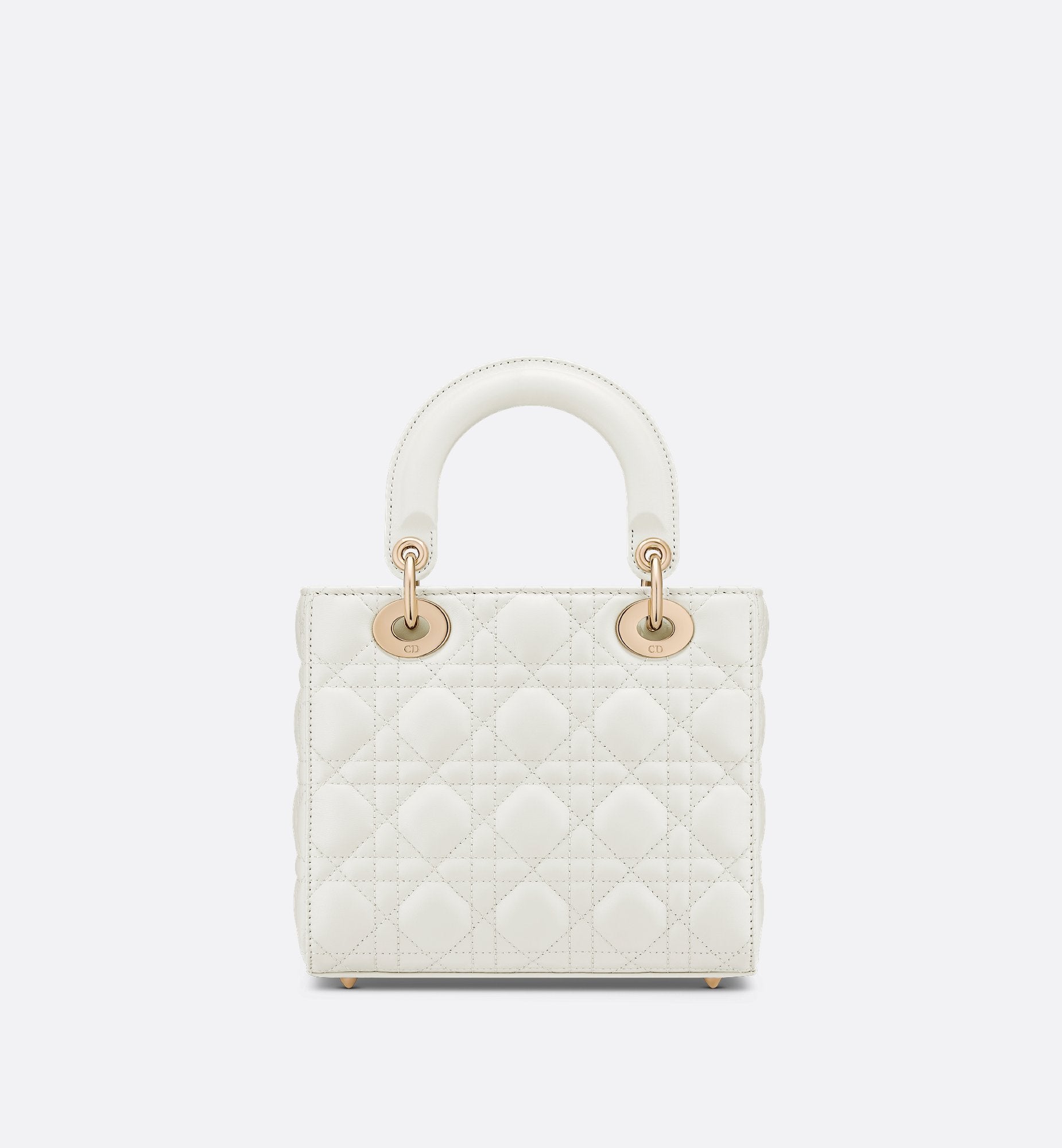 Dioramour Small Lady Dior Bag Latte Cannage Lambskin