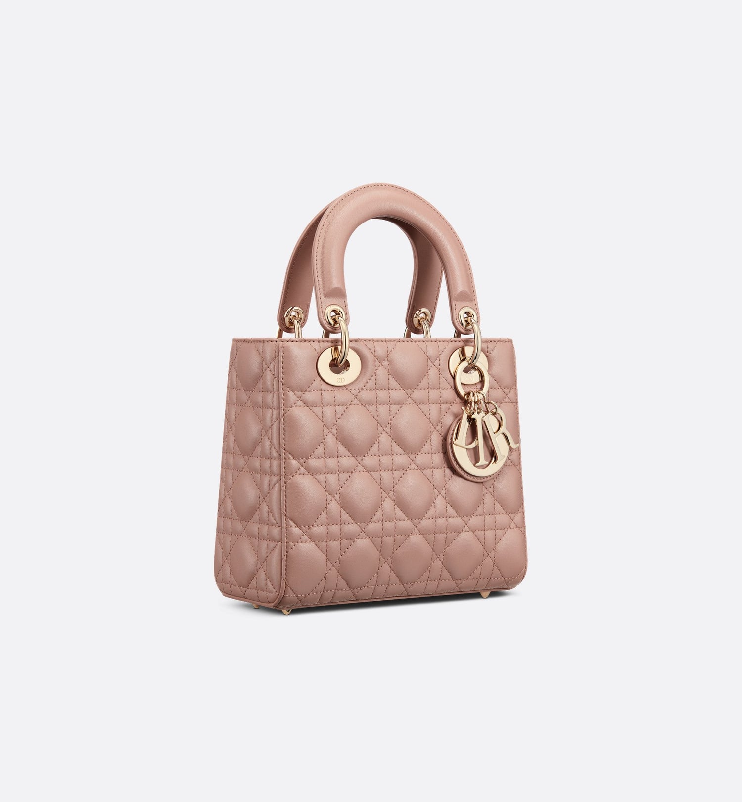 Small Lady Dior My Abcdior Bag Blush Cannage Lambskin